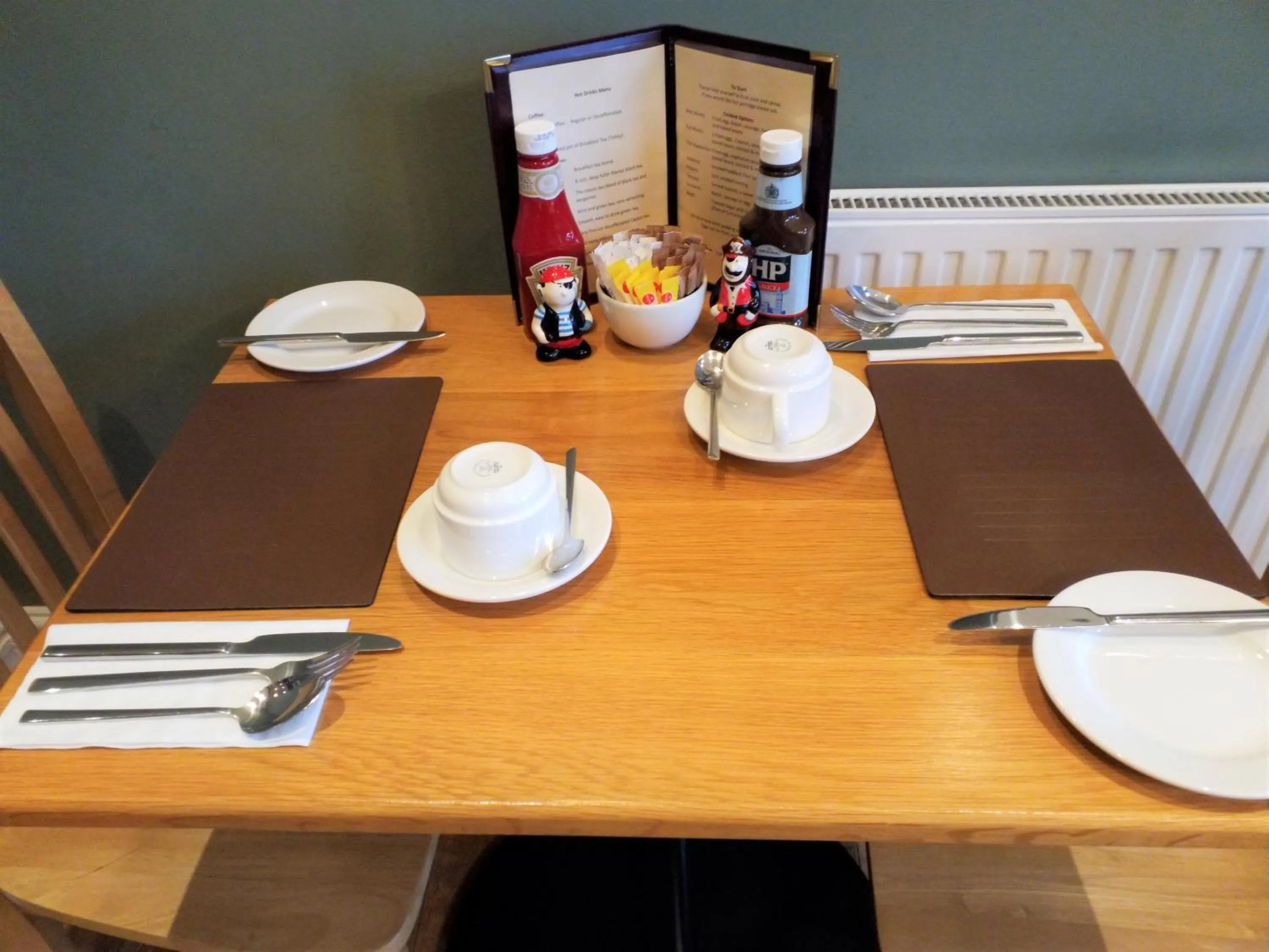 Food and drinks in Geckos Rest