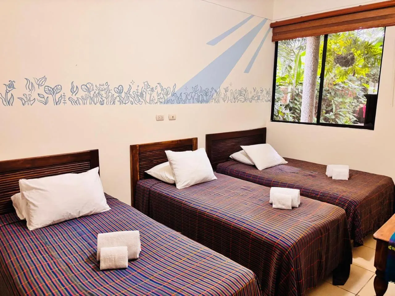 Bed in Arbol de Fuego Eco-hotel