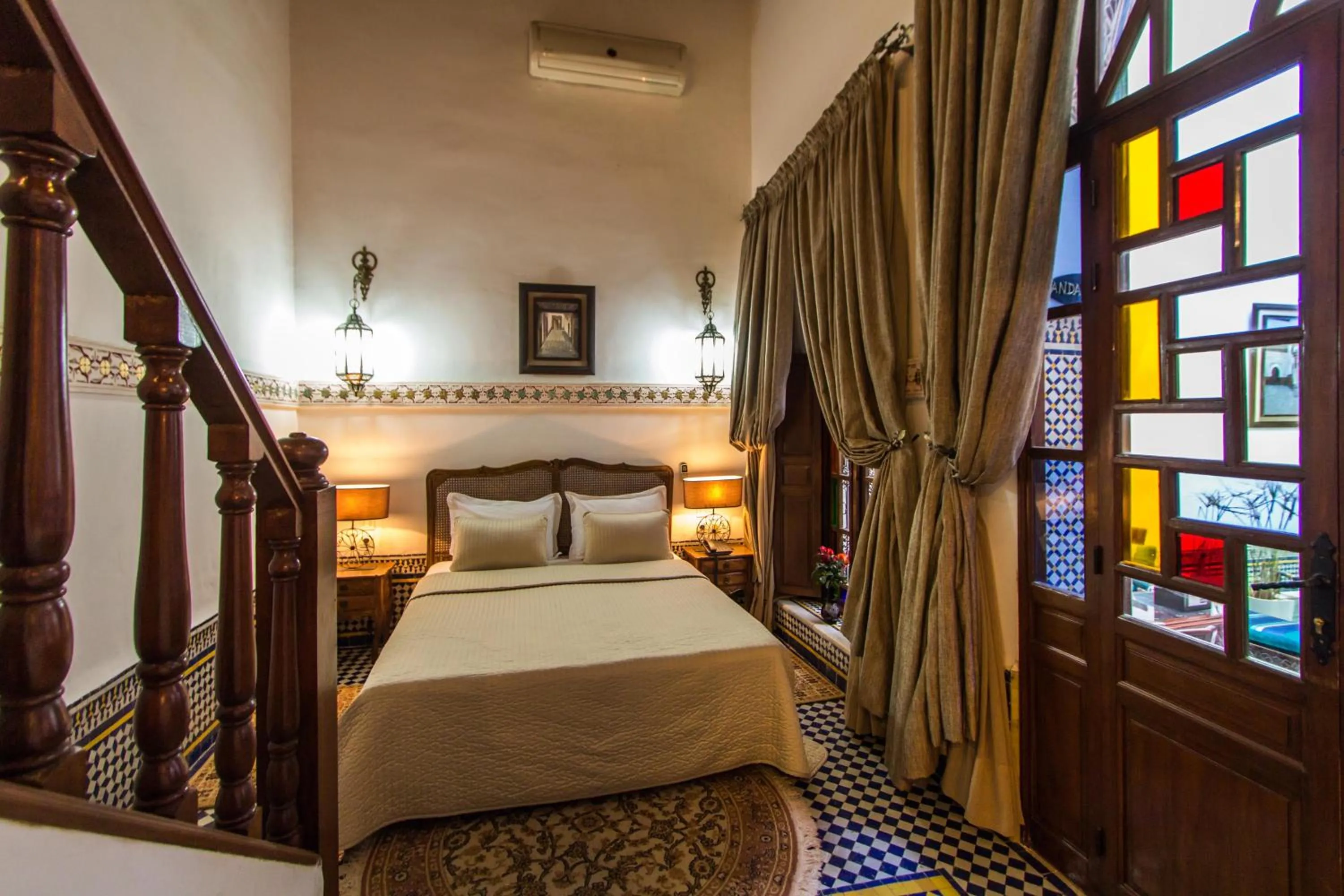 Photo of the whole room, Bed in Riad Les Remparts De Fès
