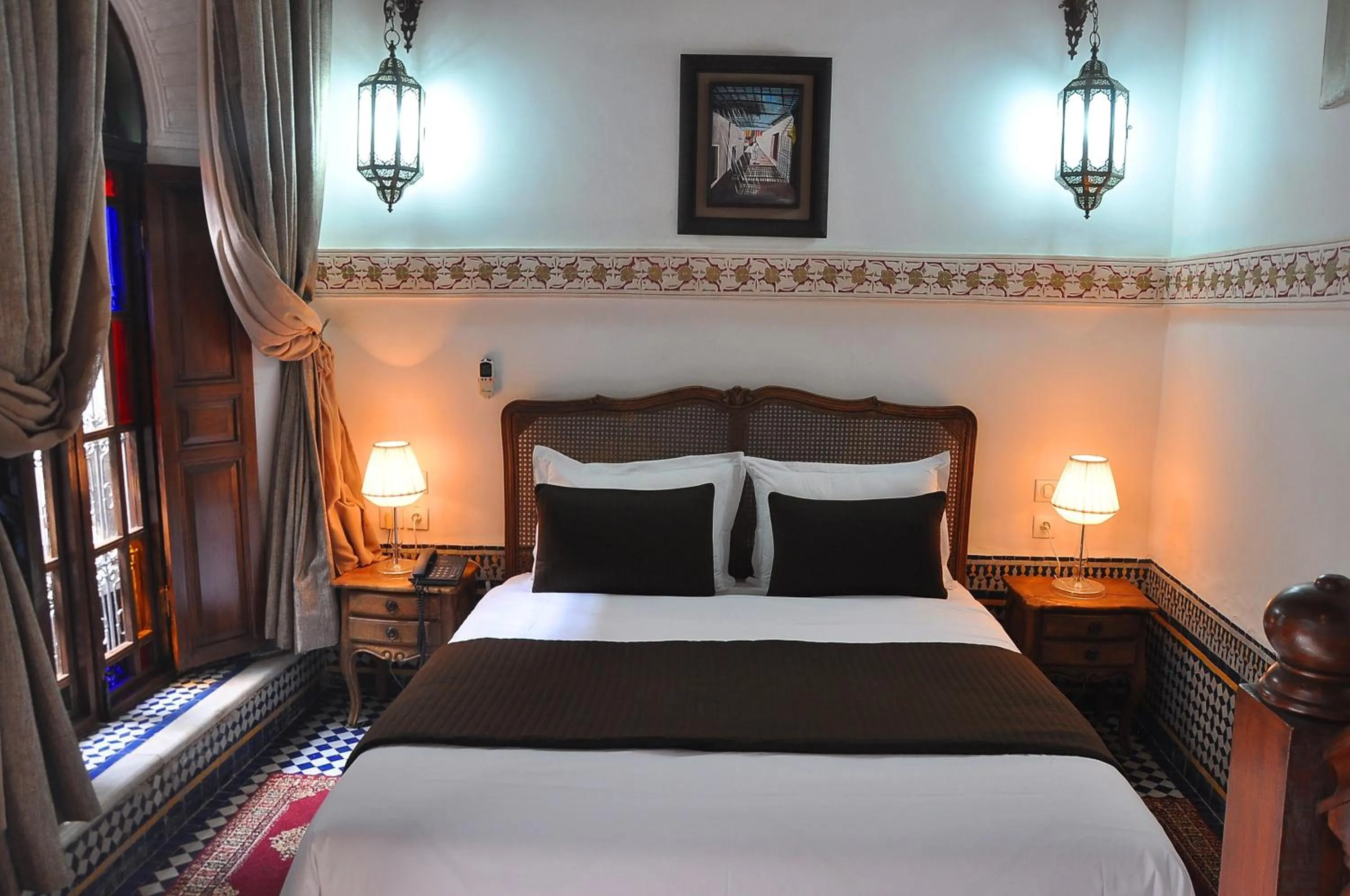 Bedroom, Bed in Riad Les Remparts De Fès