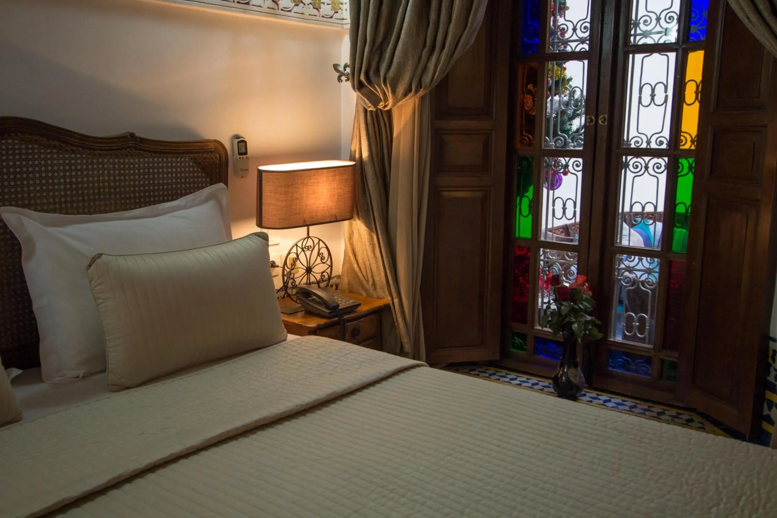 Bedroom, Bed in Riad Les Remparts De Fès