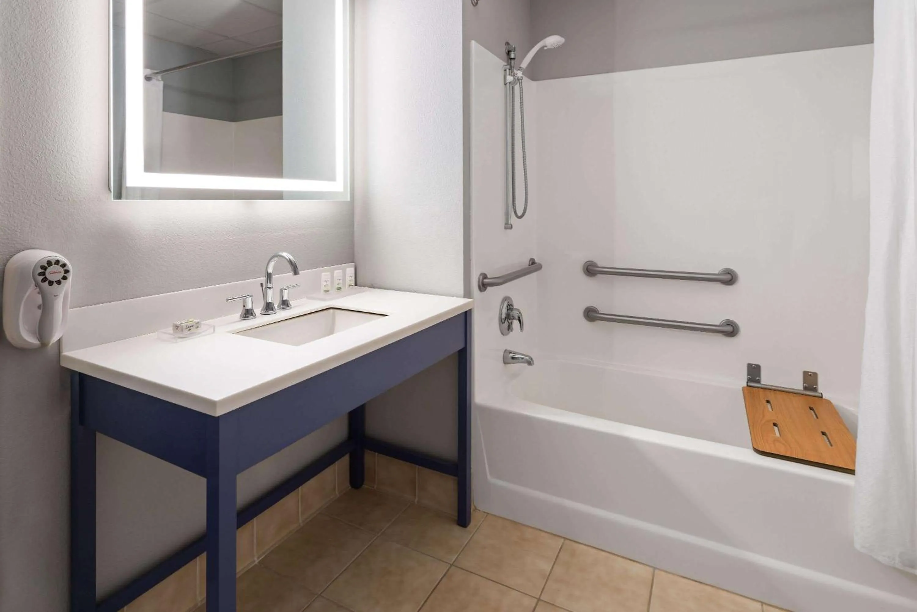 Bathroom in AmericInn by Wyndham Iron Mountain