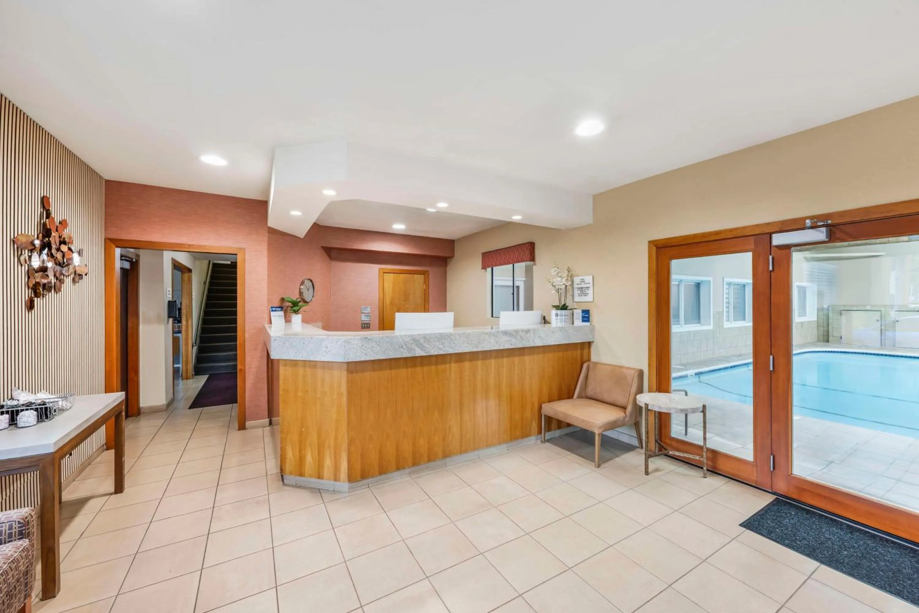 Lobby or reception in Best Western Aladdin Inn