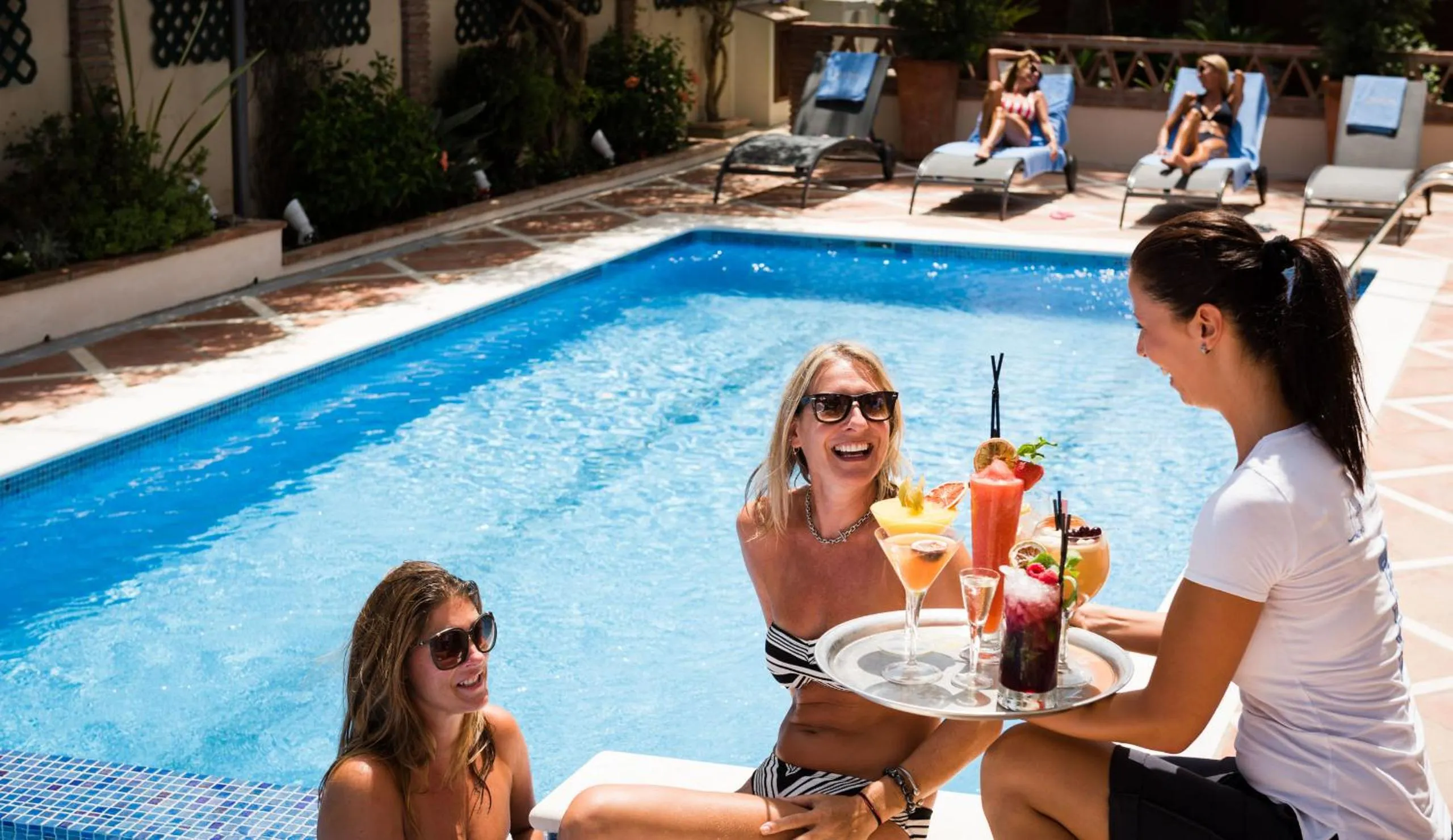 Swimming pool in The Residence by the Beach House Marbella