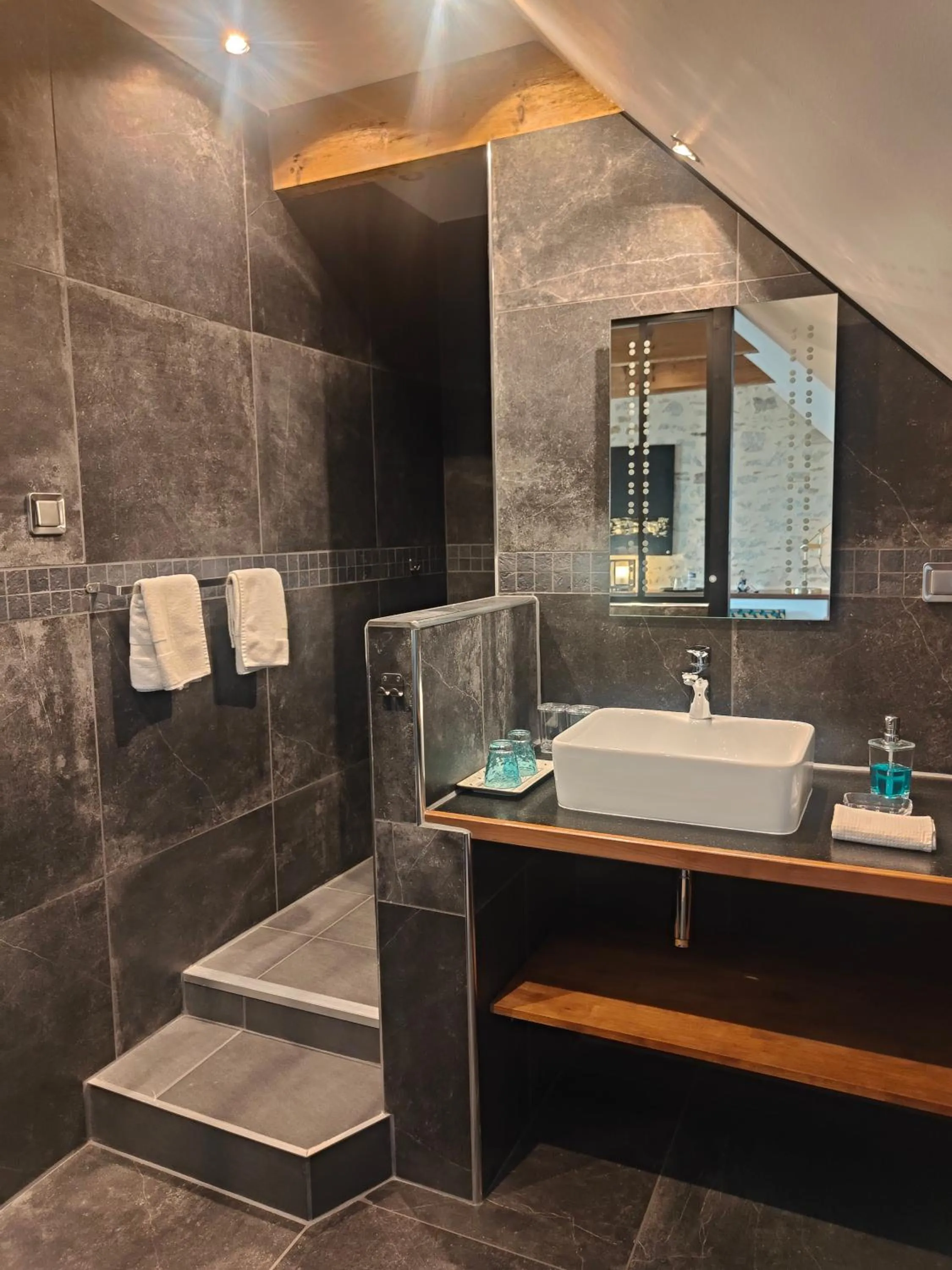 Bathroom in Le Vieux Couvent & SPA