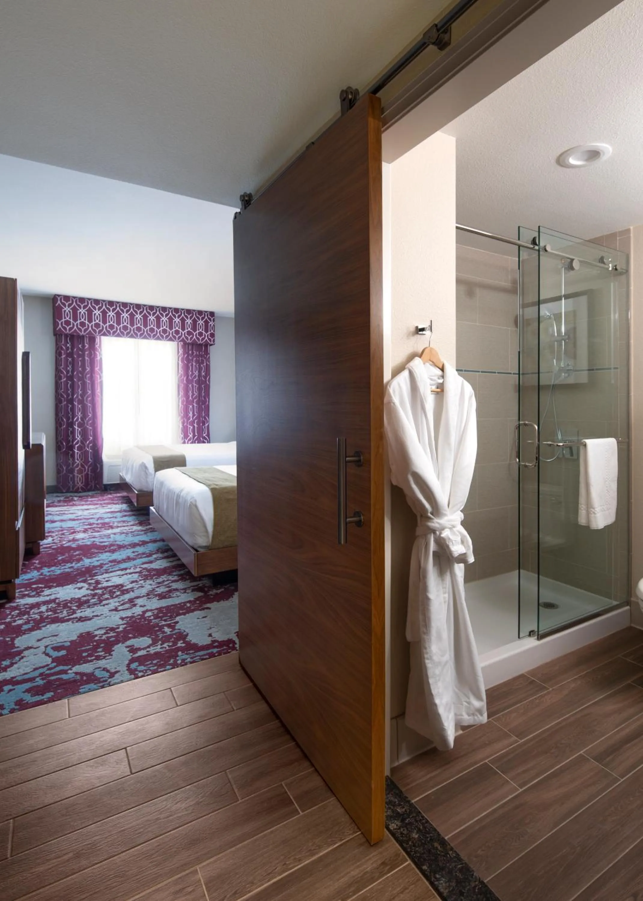 Bed in Bear Springs Hotel