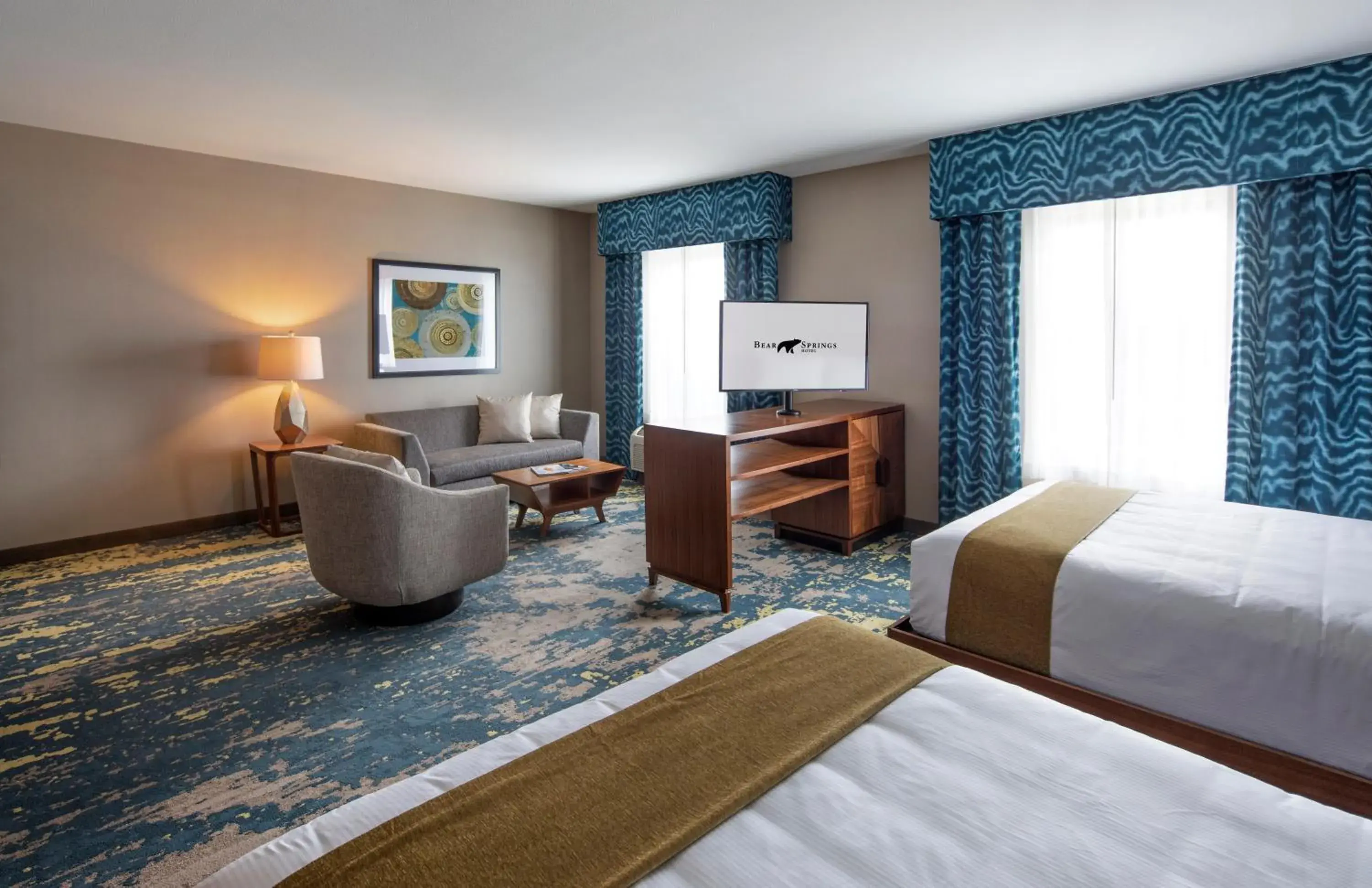 Bed in Bear Springs Hotel Bed in Bear Springs Hotel