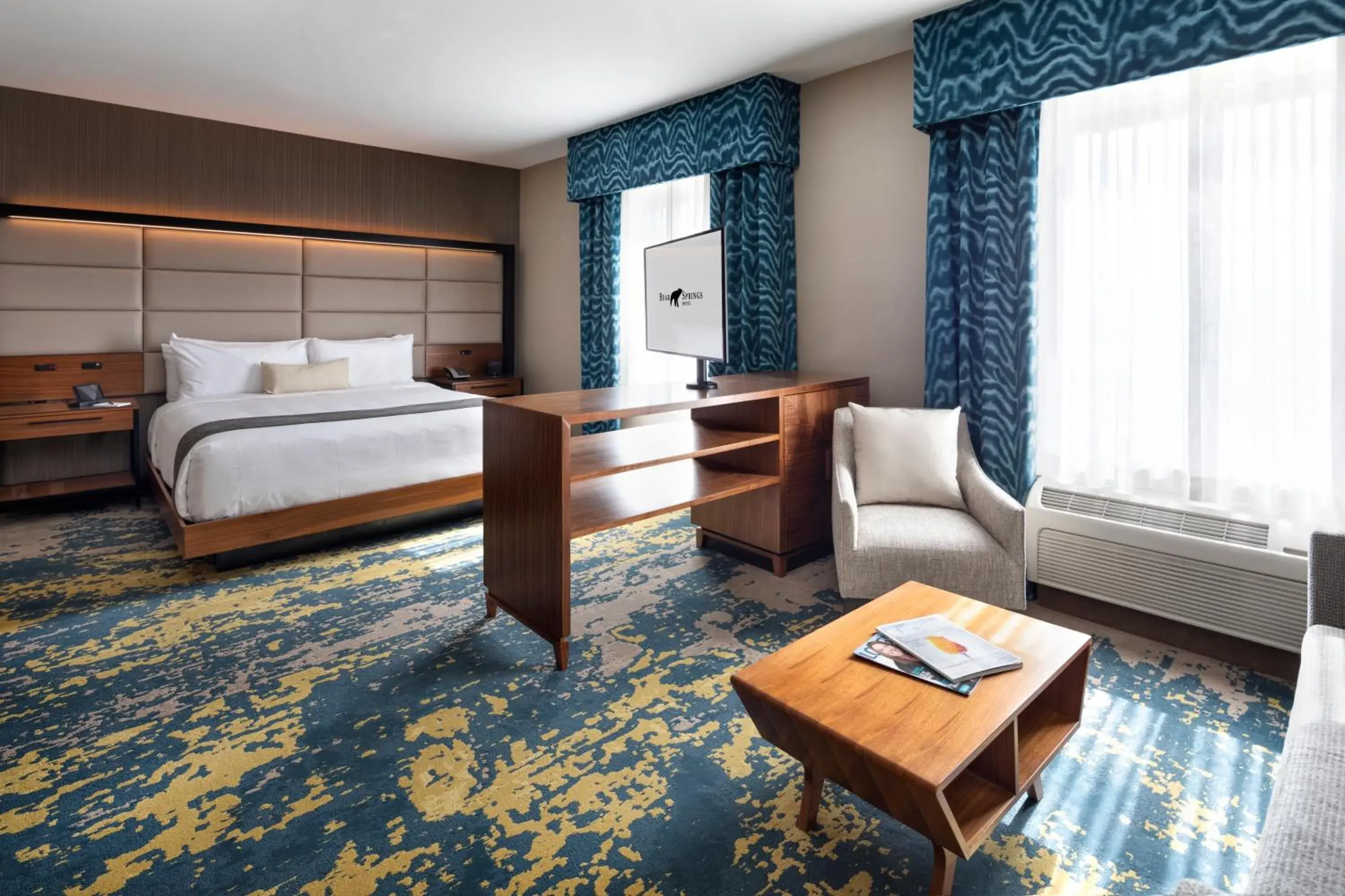 Bed in Bear Springs Hotel Bed in Bear Springs Hotel