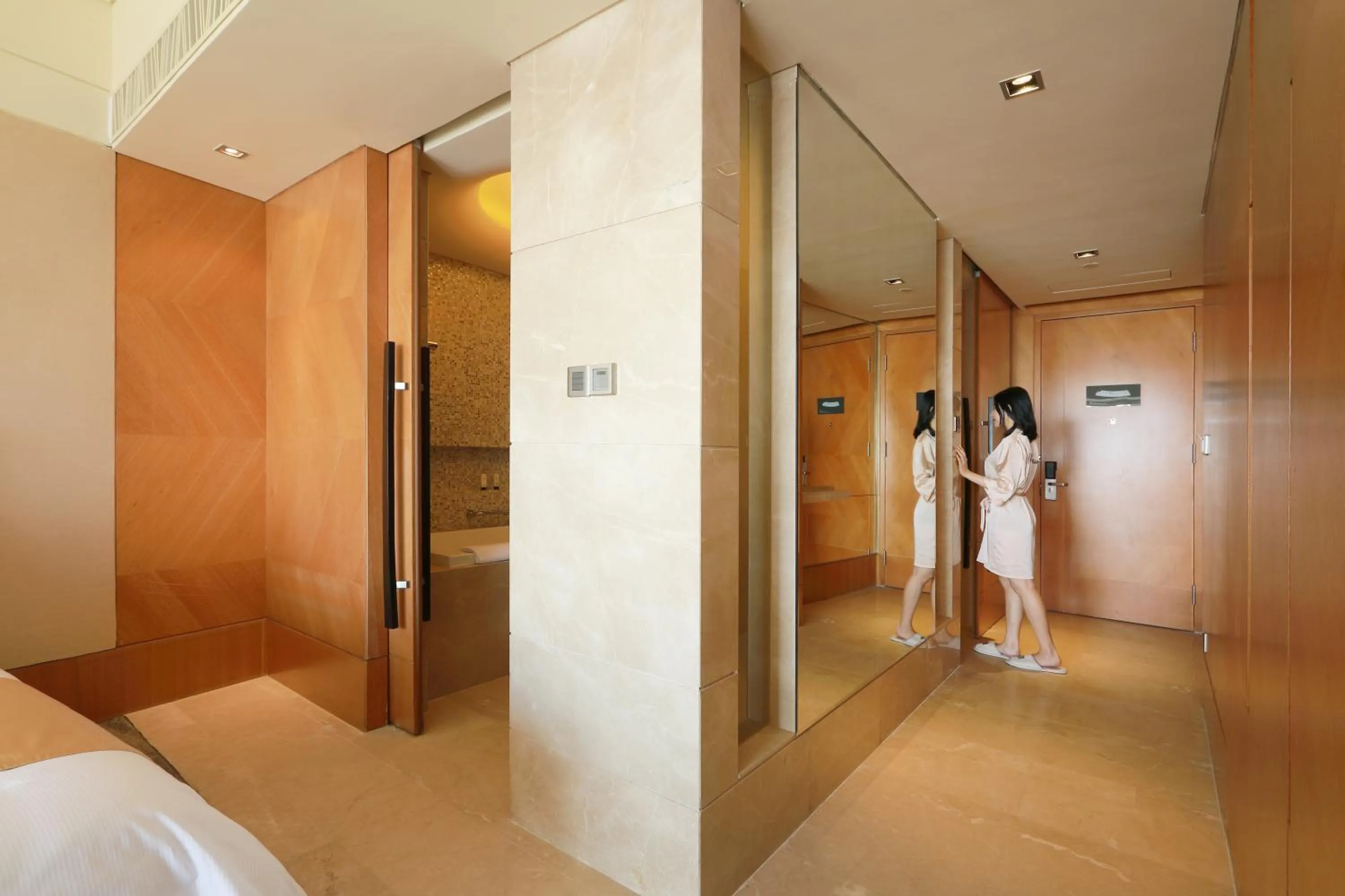 Bathroom in Xiamen International Conference Center Hotel Prime Seaview Hotel