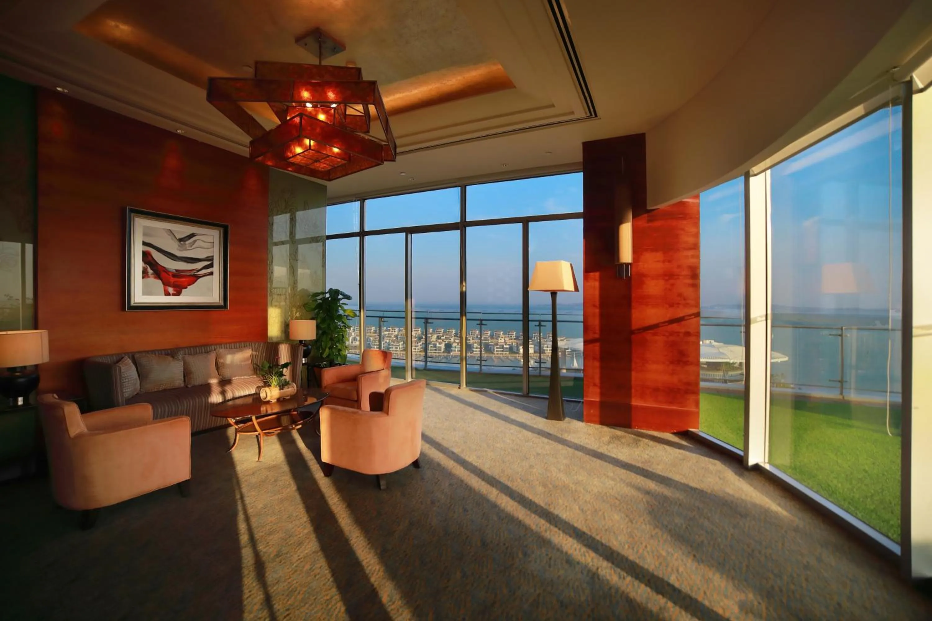 Seating area in Xiamen International Conference Center Hotel Prime Seaview Hotel