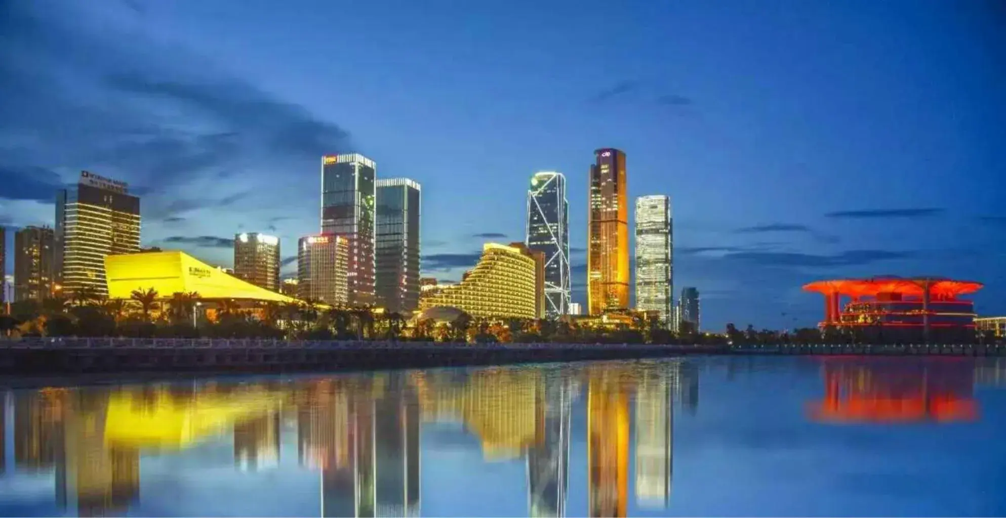 Bird's eye view in Xiamen International Conference Center Hotel Prime Seaview Hotel Bird's eye view in Xiamen International Conference Center Hotel Prime Seaview Hotel