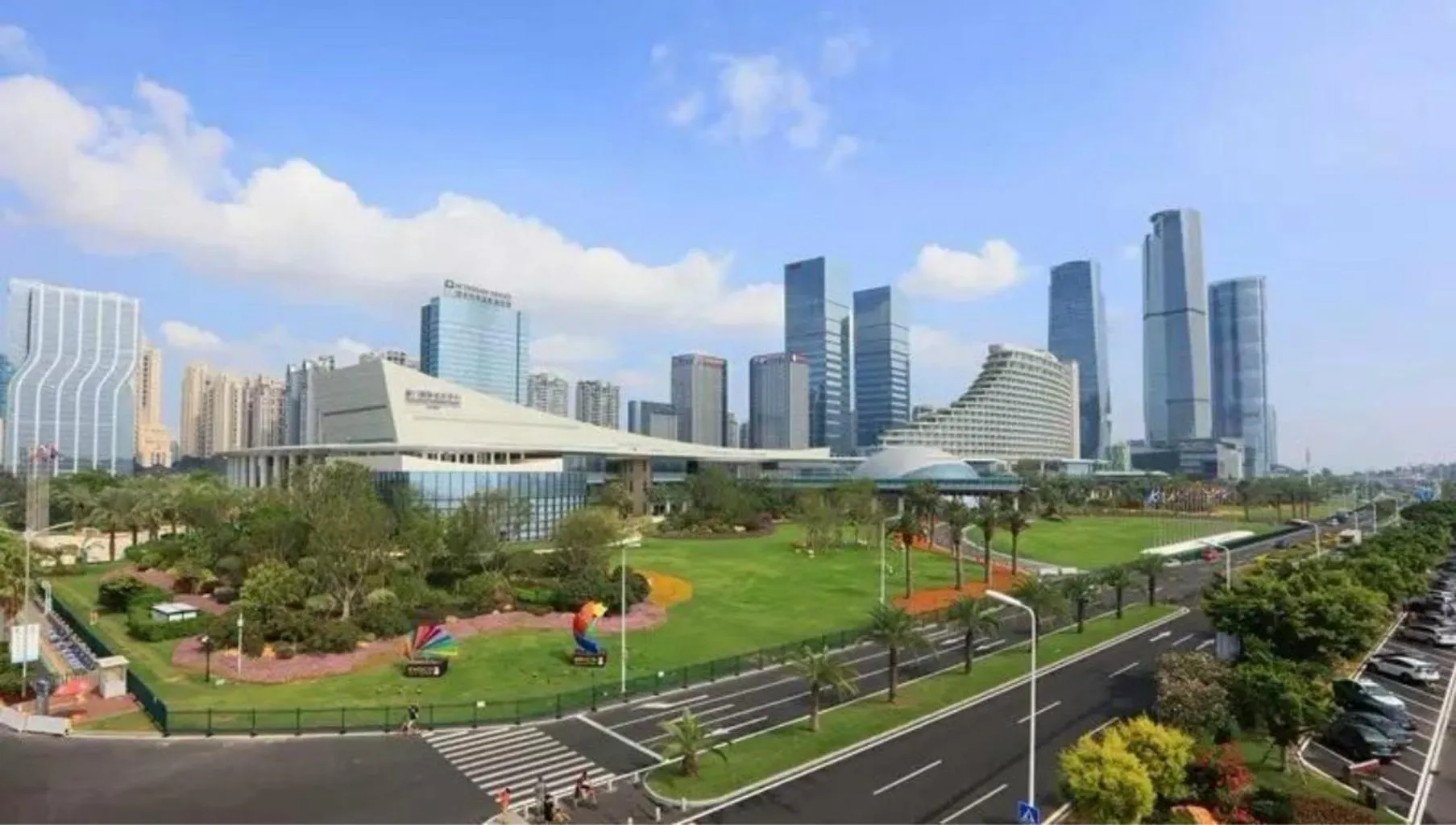 Facade/entrance in Xiamen International Conference Center Hotel Prime Seaview Hotel