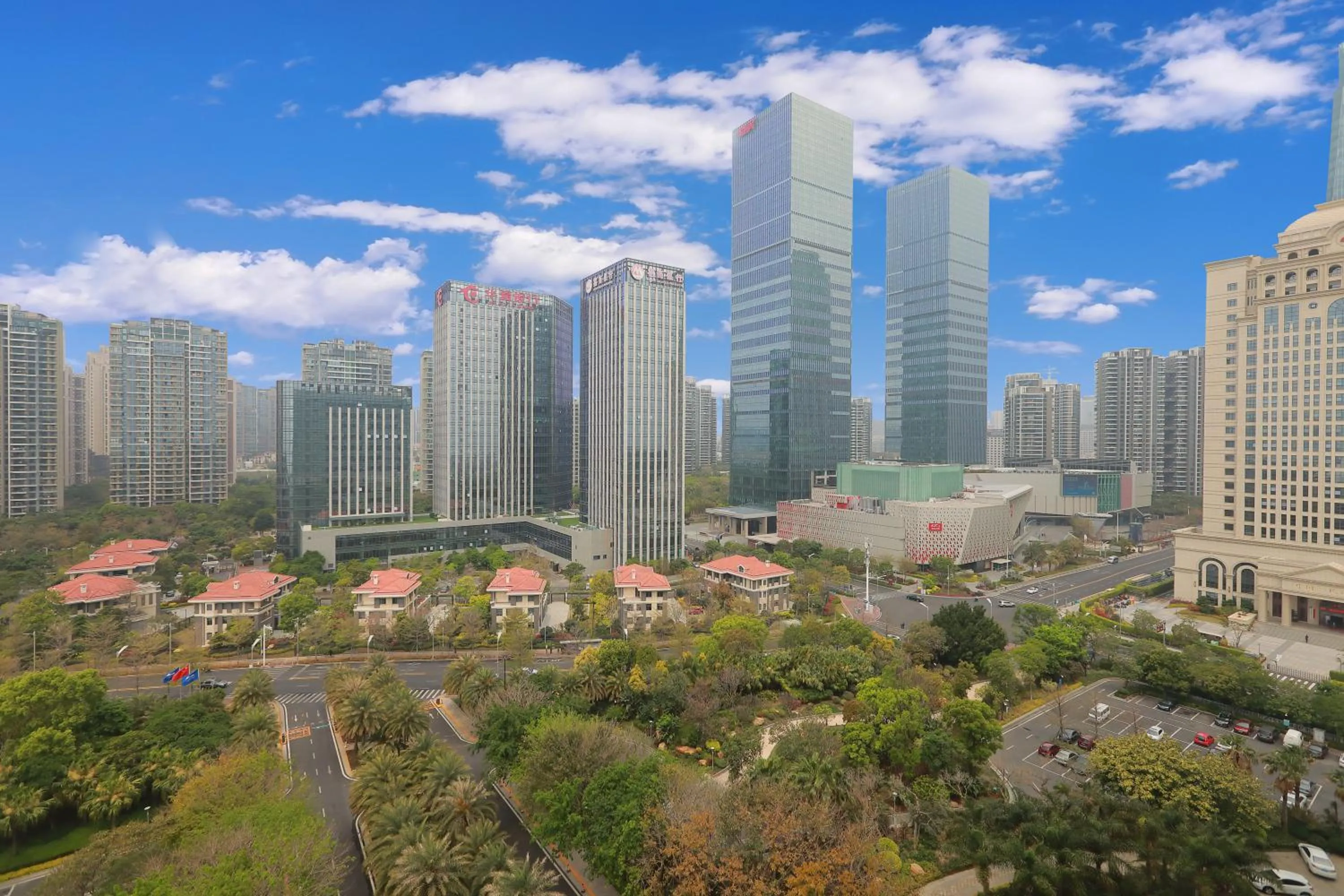 City view in Xiamen International Conference Center Hotel Prime Seaview Hotel