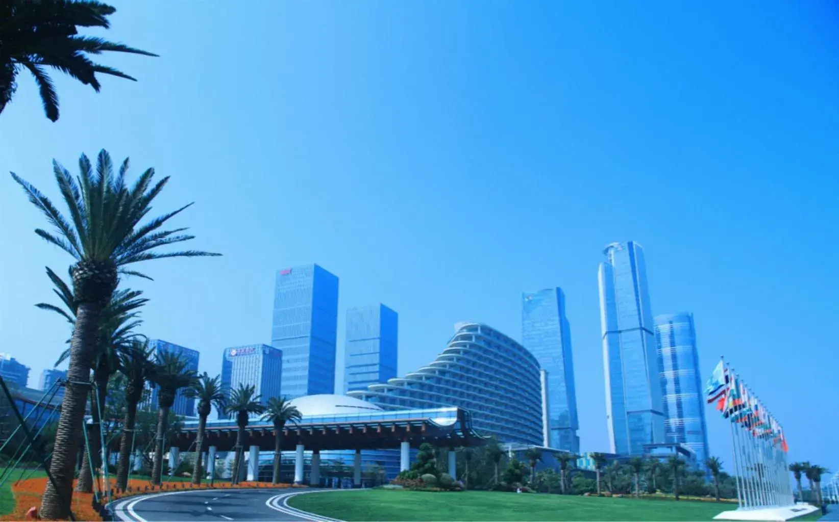 Facade/entrance in Xiamen International Conference Center Hotel Prime Seaview Hotel Facade/entrance in Xiamen International Conference Center Hotel Prime Seaview Hotel