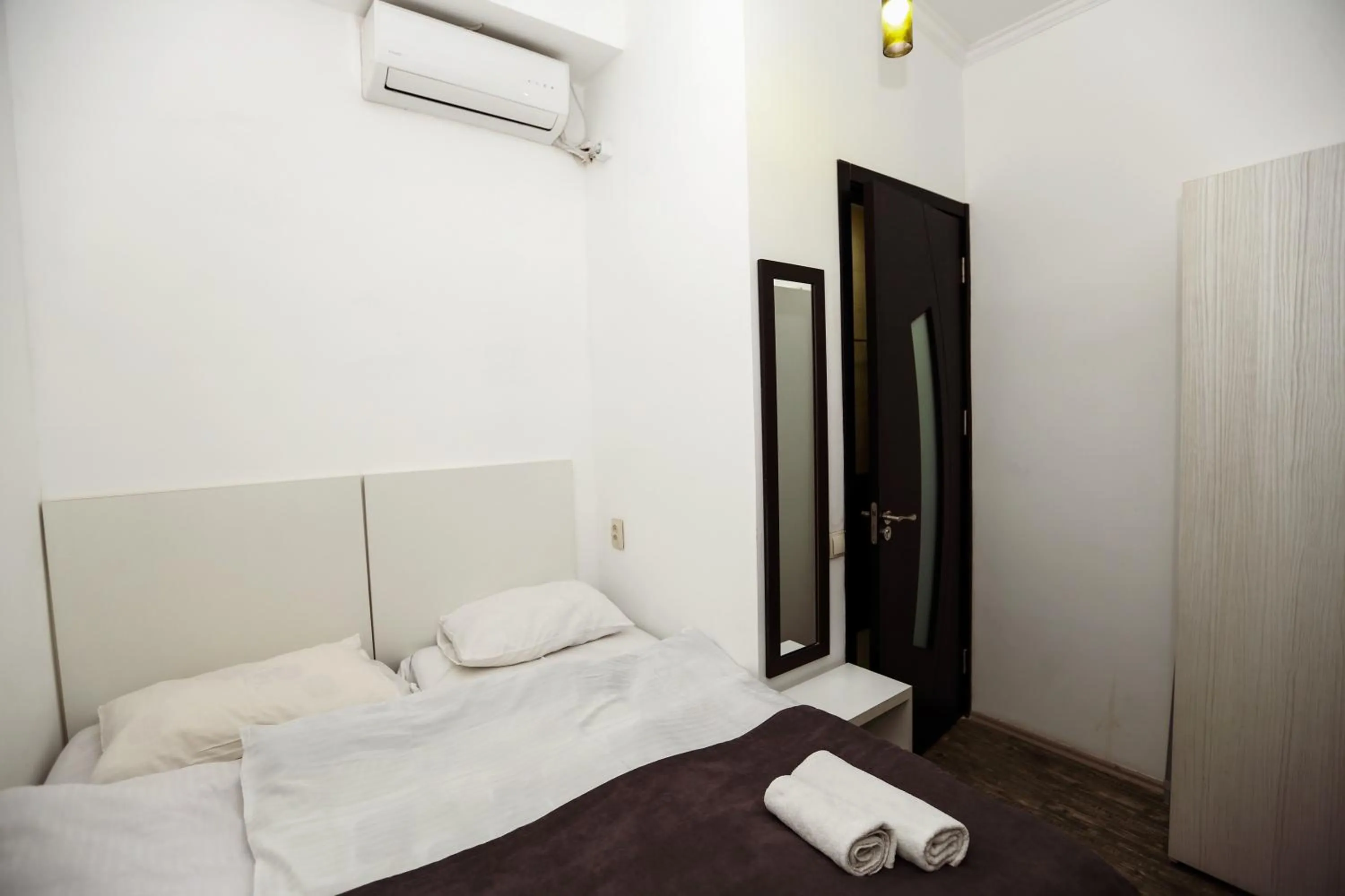 Bed in Hotel Rustaveli 36