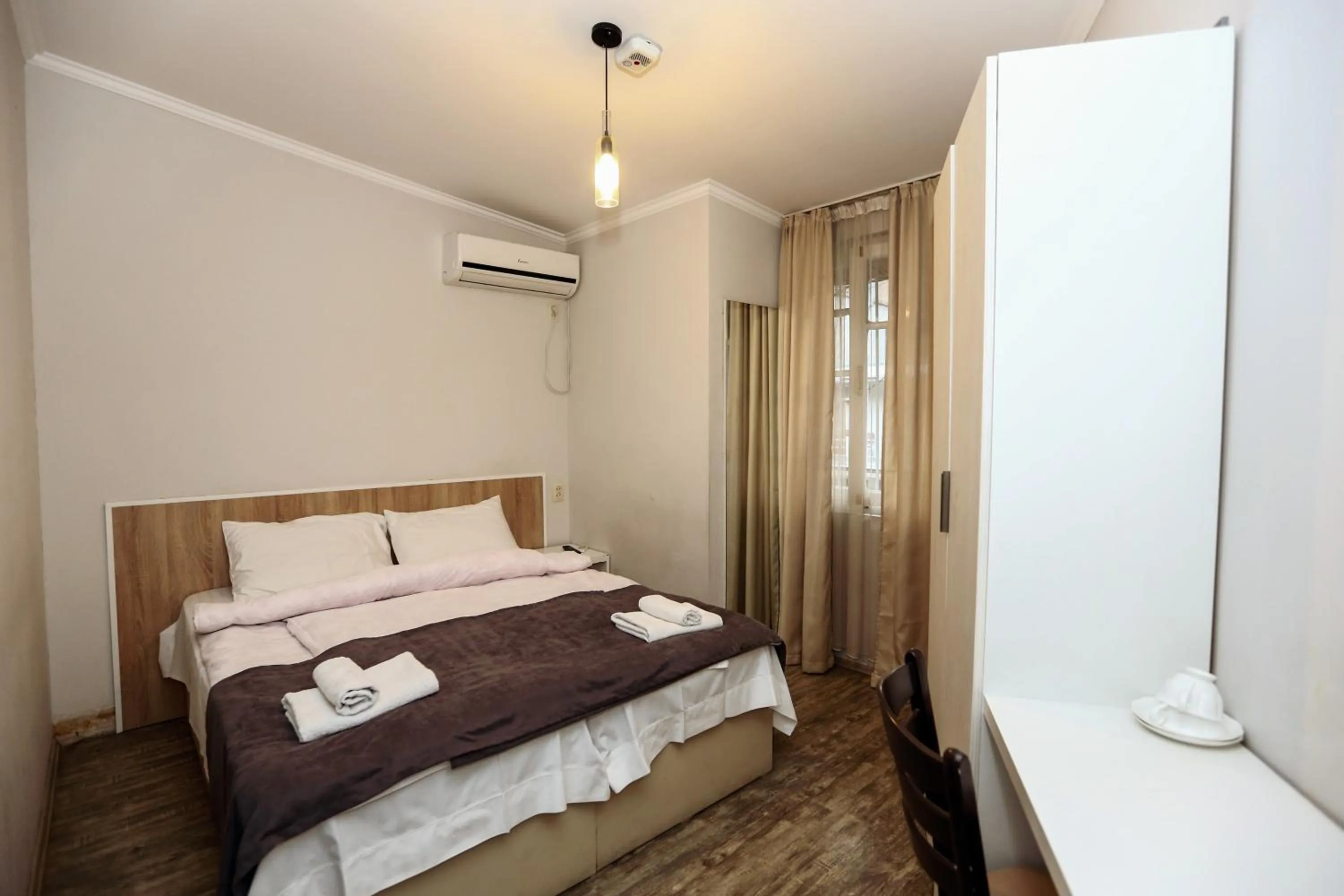 Bed in Hotel Rustaveli 36