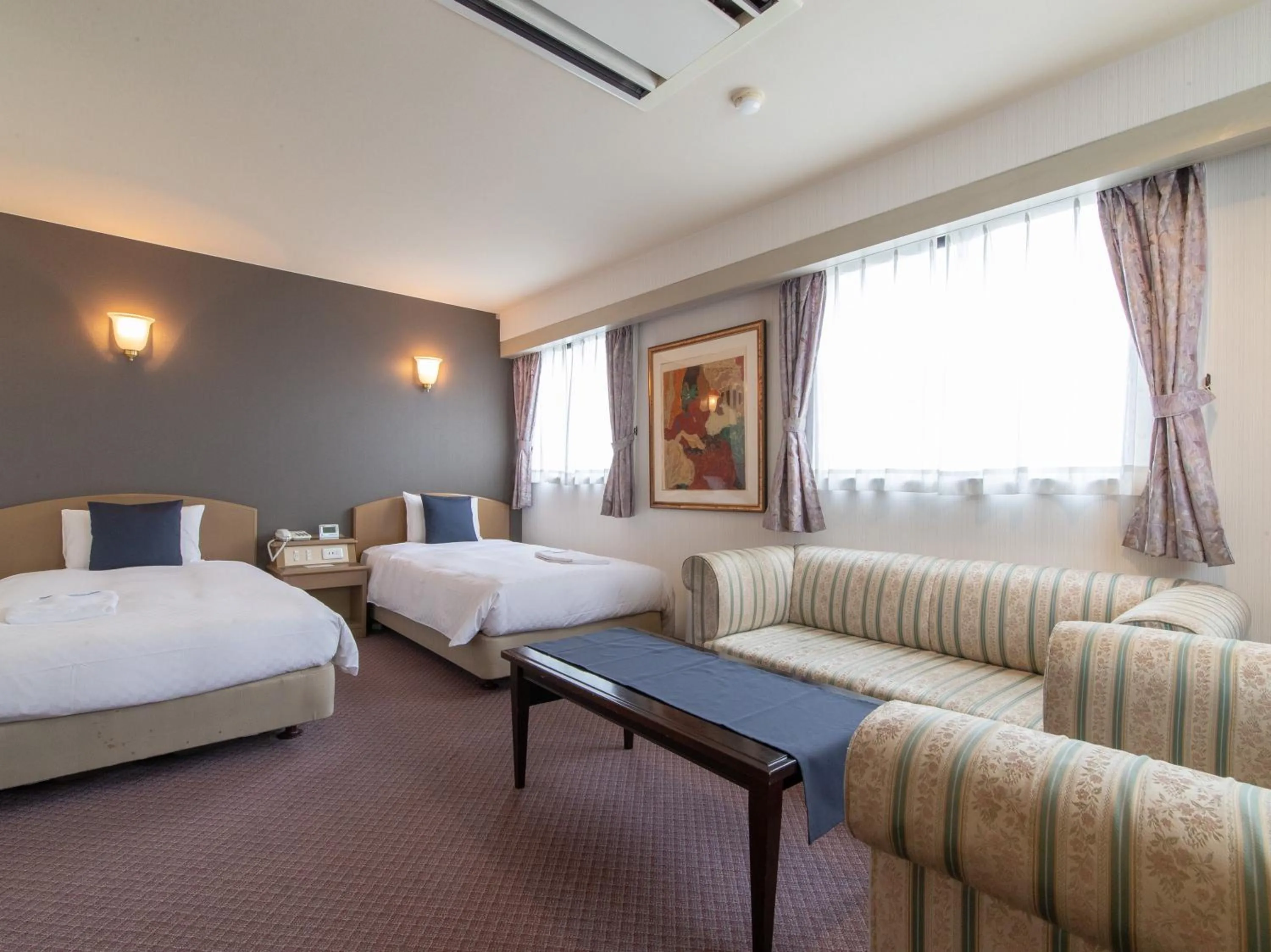 Bed in Nagasaki Orion Hotel