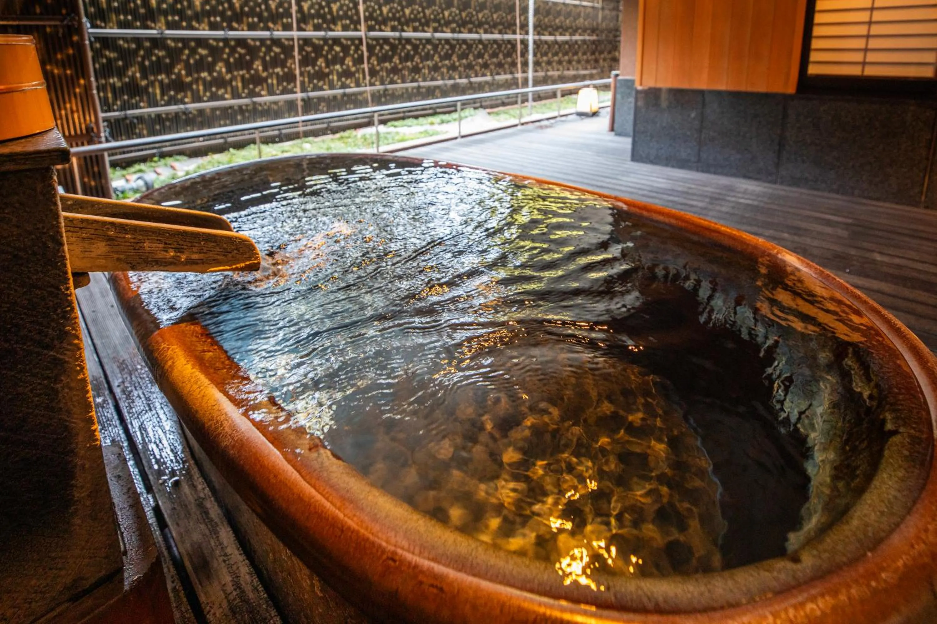 Hot Spring Bath in Hotel Nanpuso