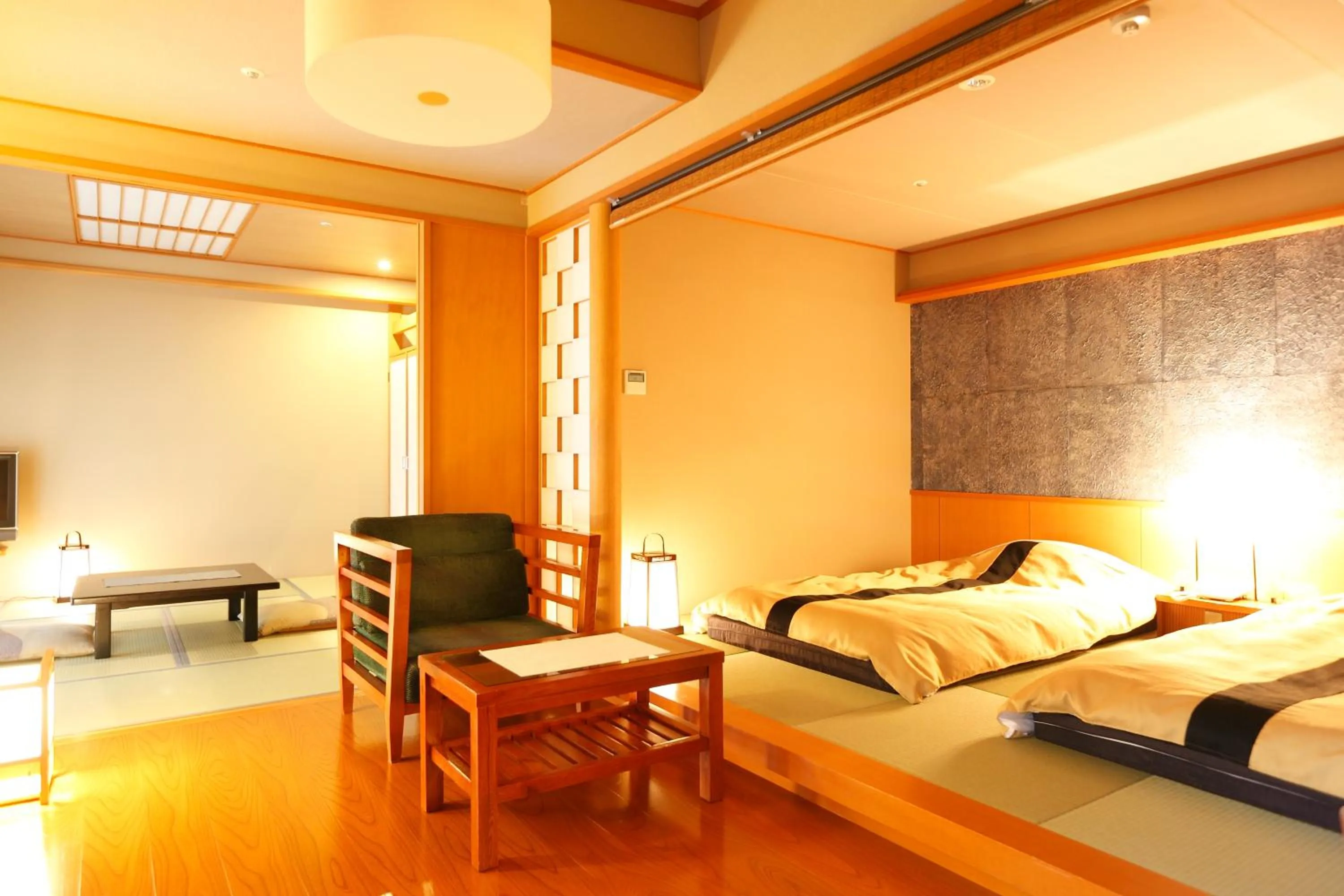 Bed in Hotel Nanpuso