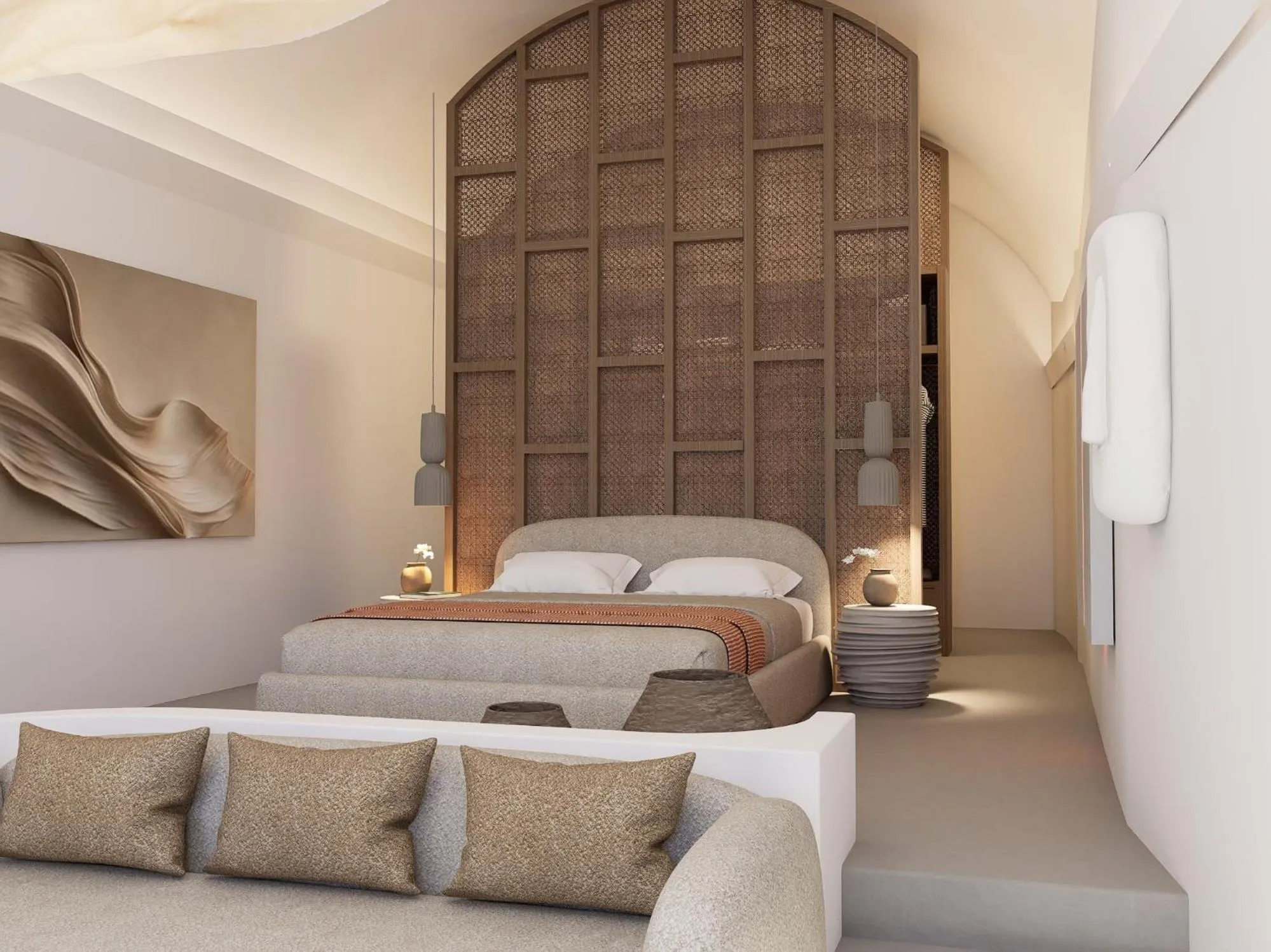 Bed in Grace Hotel, Auberge Collection