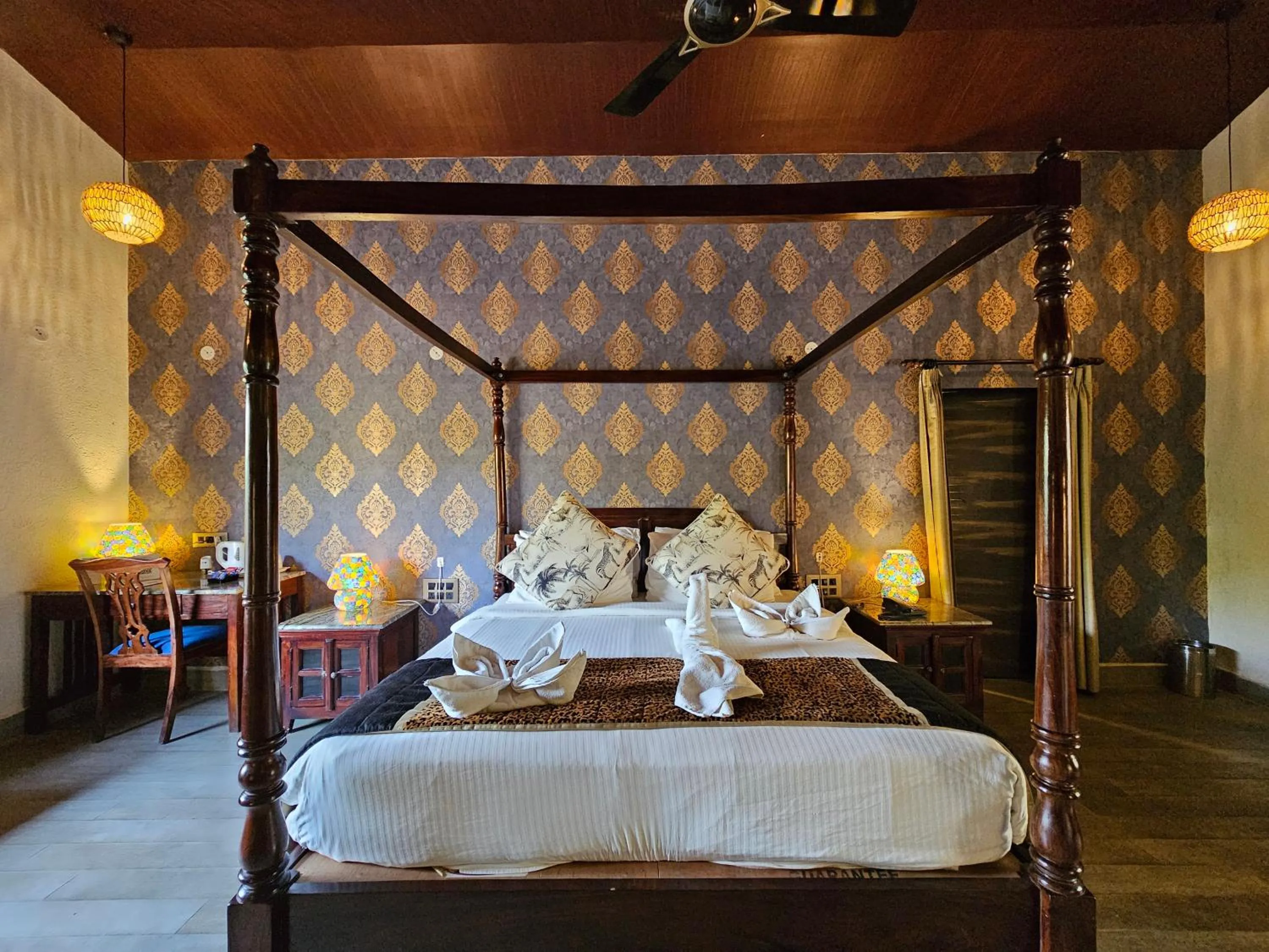 Bed in Gir Lion Safari Camp by Trulyy, Sasan Gir