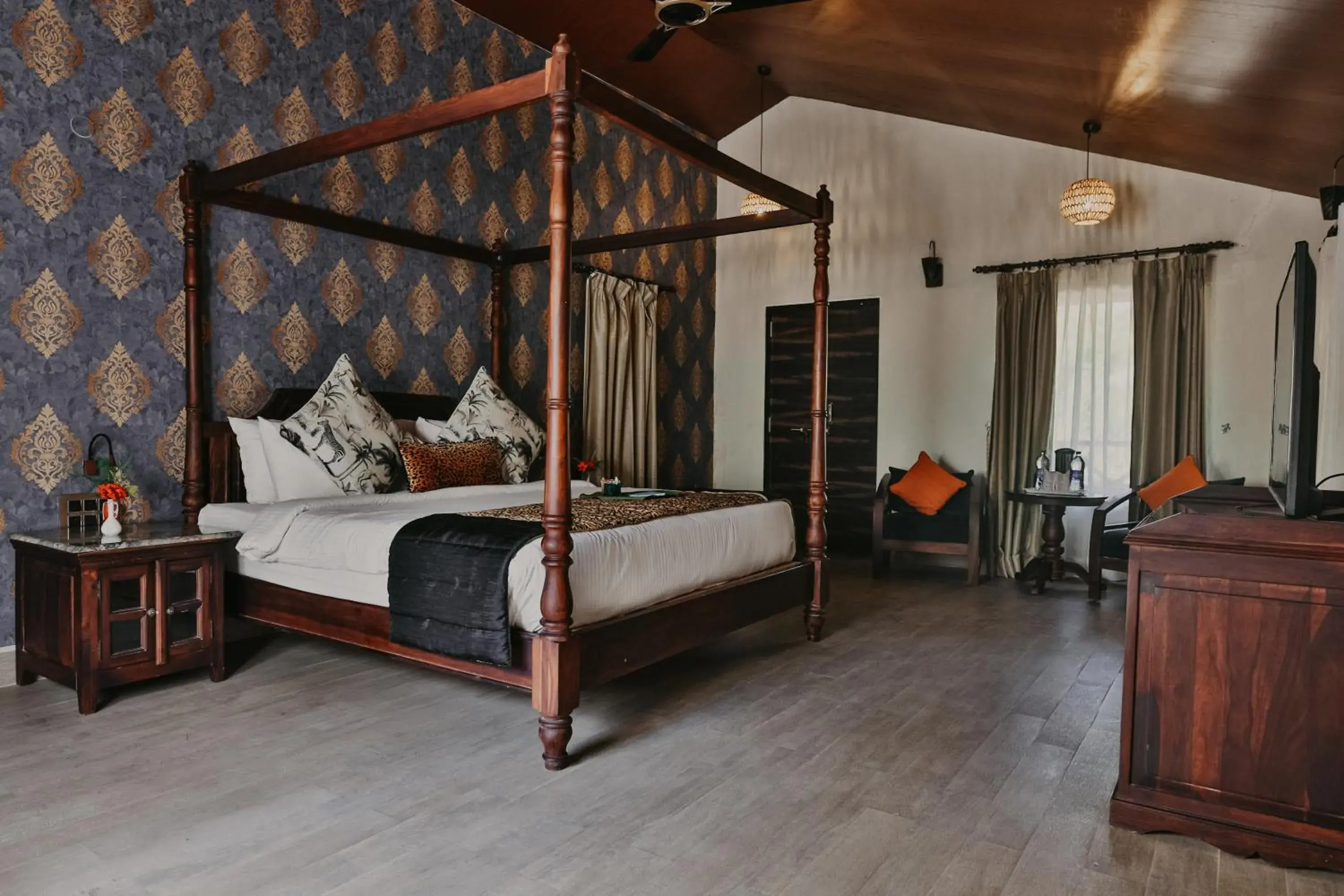 Bedroom, Bed in Gir Lion Safari Camp by Trulyy, Sasan Gir Bedroom, Bed in Gir Lion Safari Camp by Trulyy, Sasan Gir