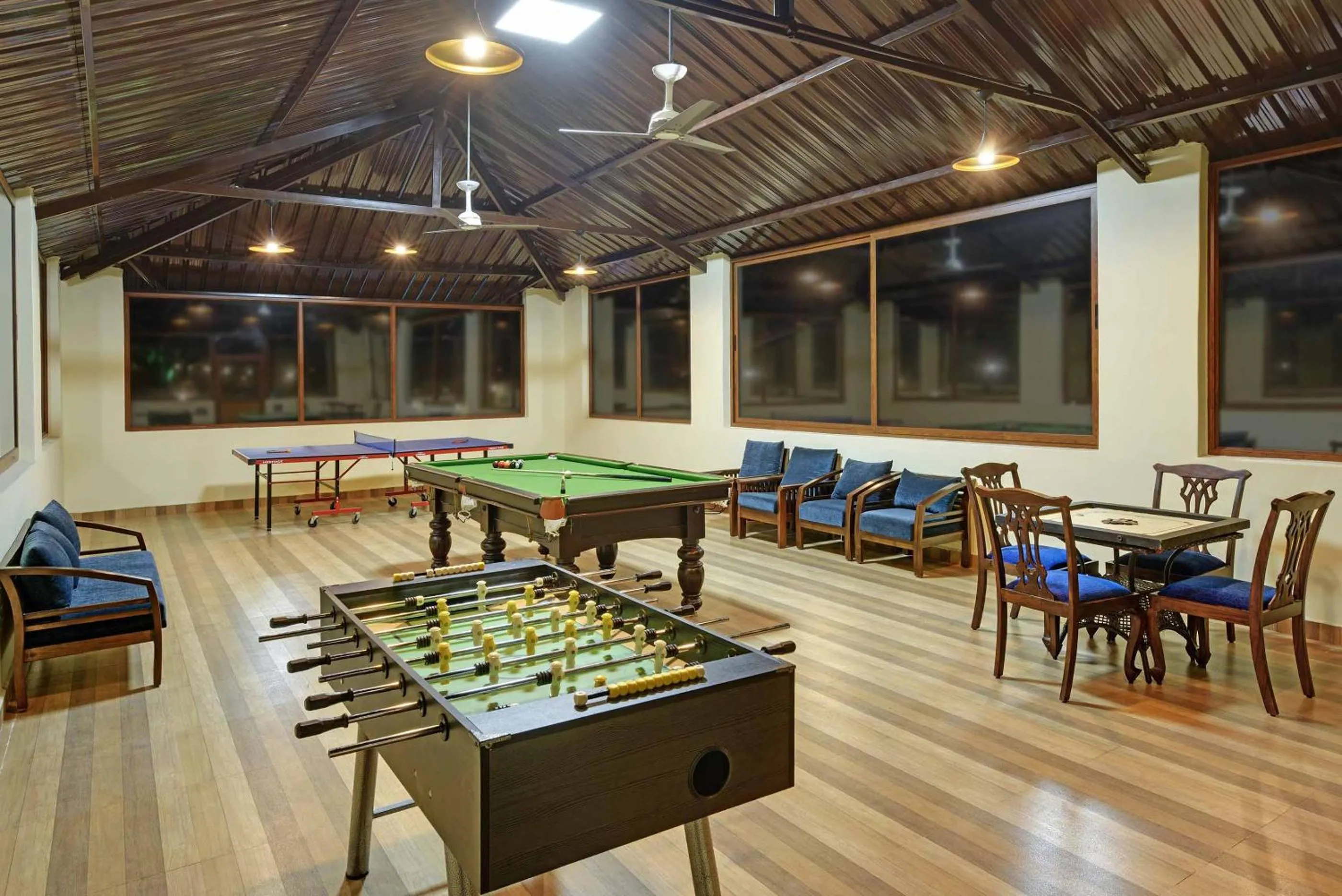 Game Room in Gir Lion Safari Camp by Trulyy, Sasan Gir
