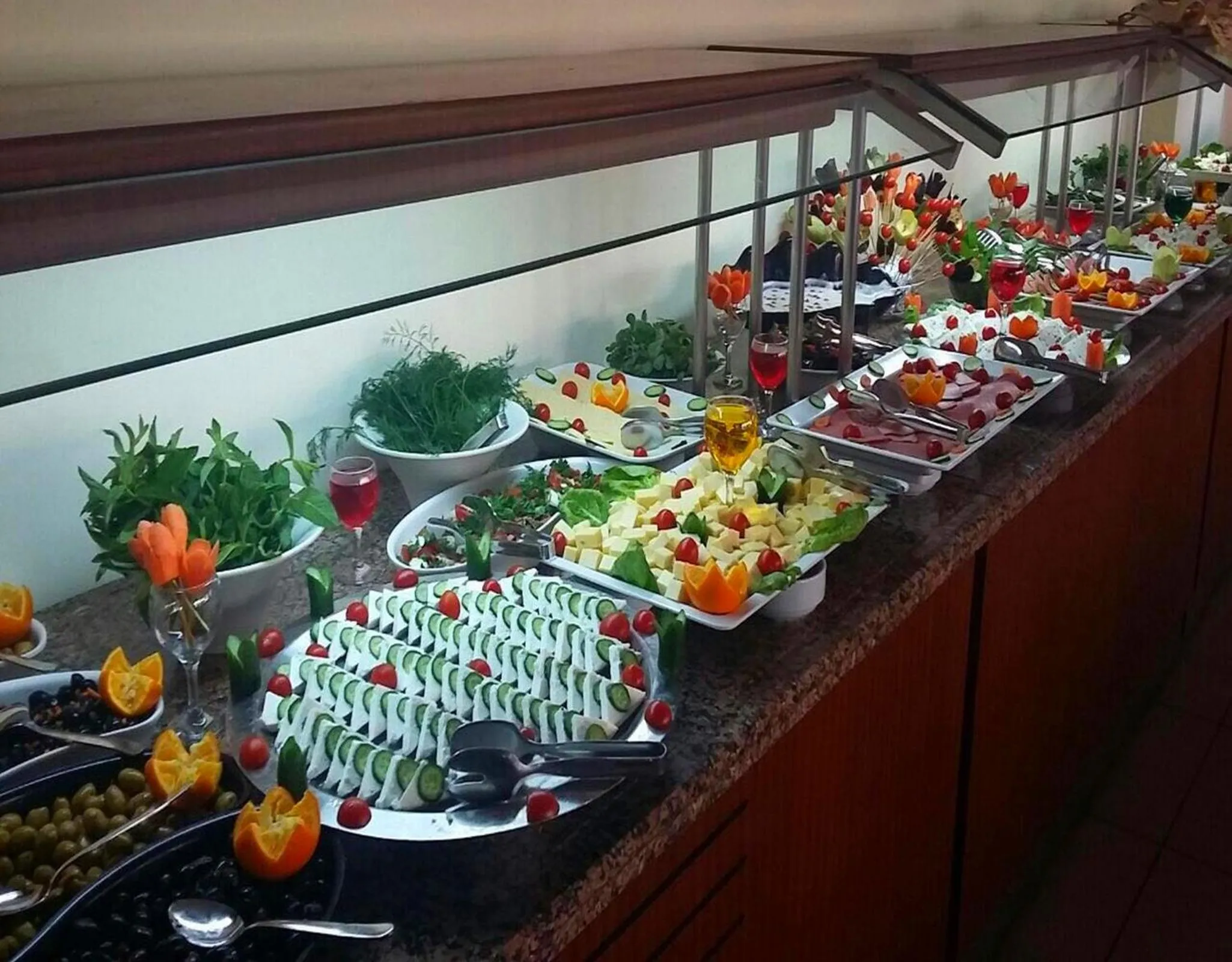 Food close-up in Grand Nar Hotel