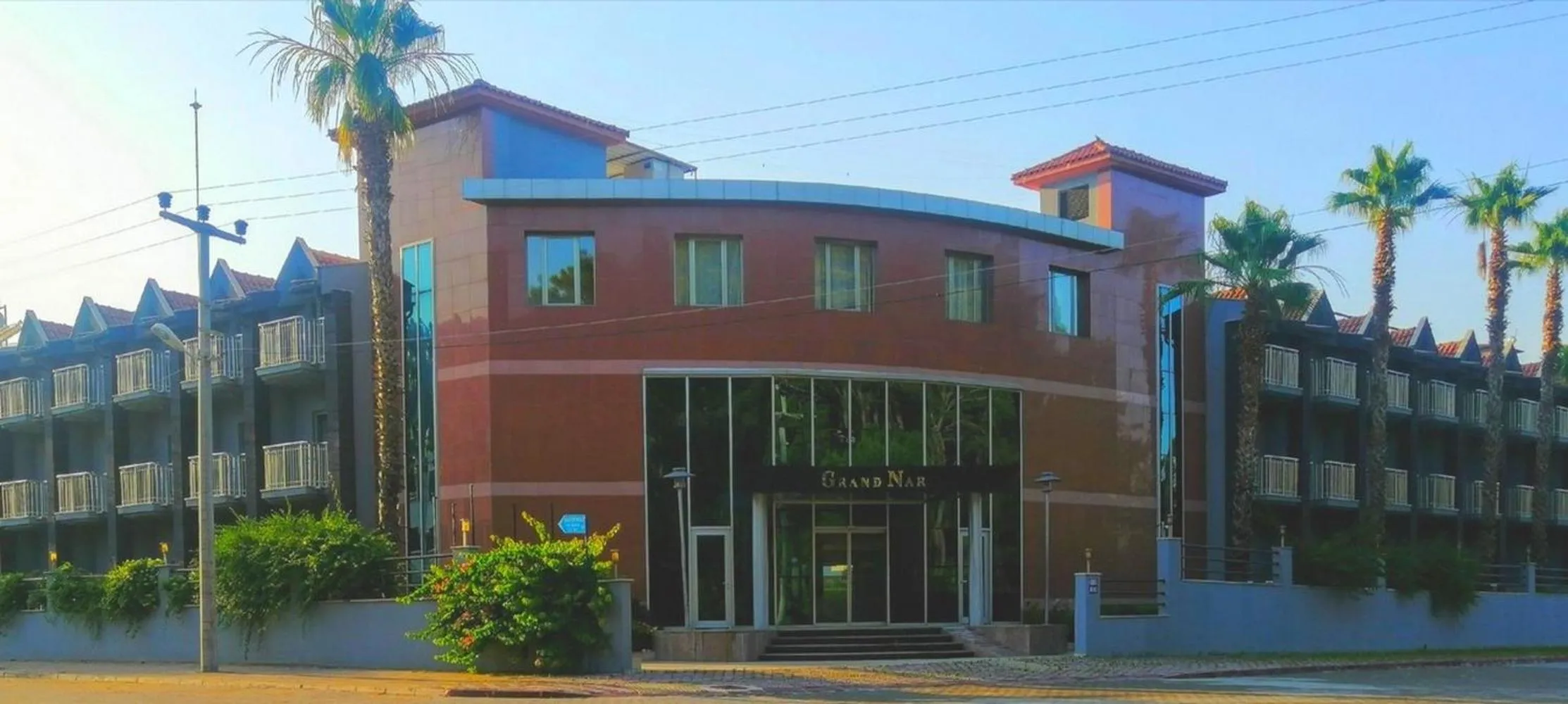 Facade/entrance in Grand Nar Hotel