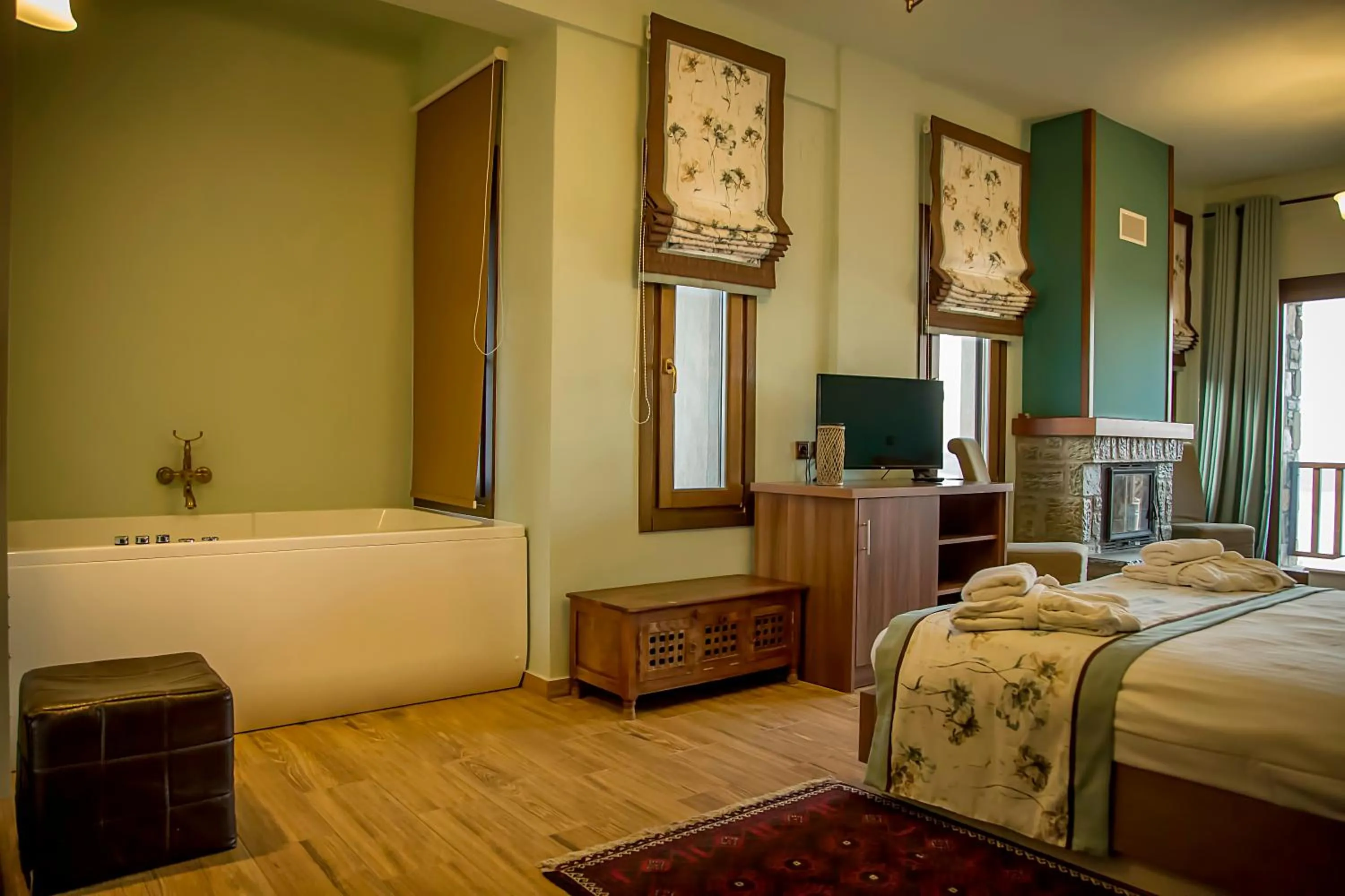 Area and facilities, Bed in Pandion Luxury Boutique Hotel & Suites with Spa