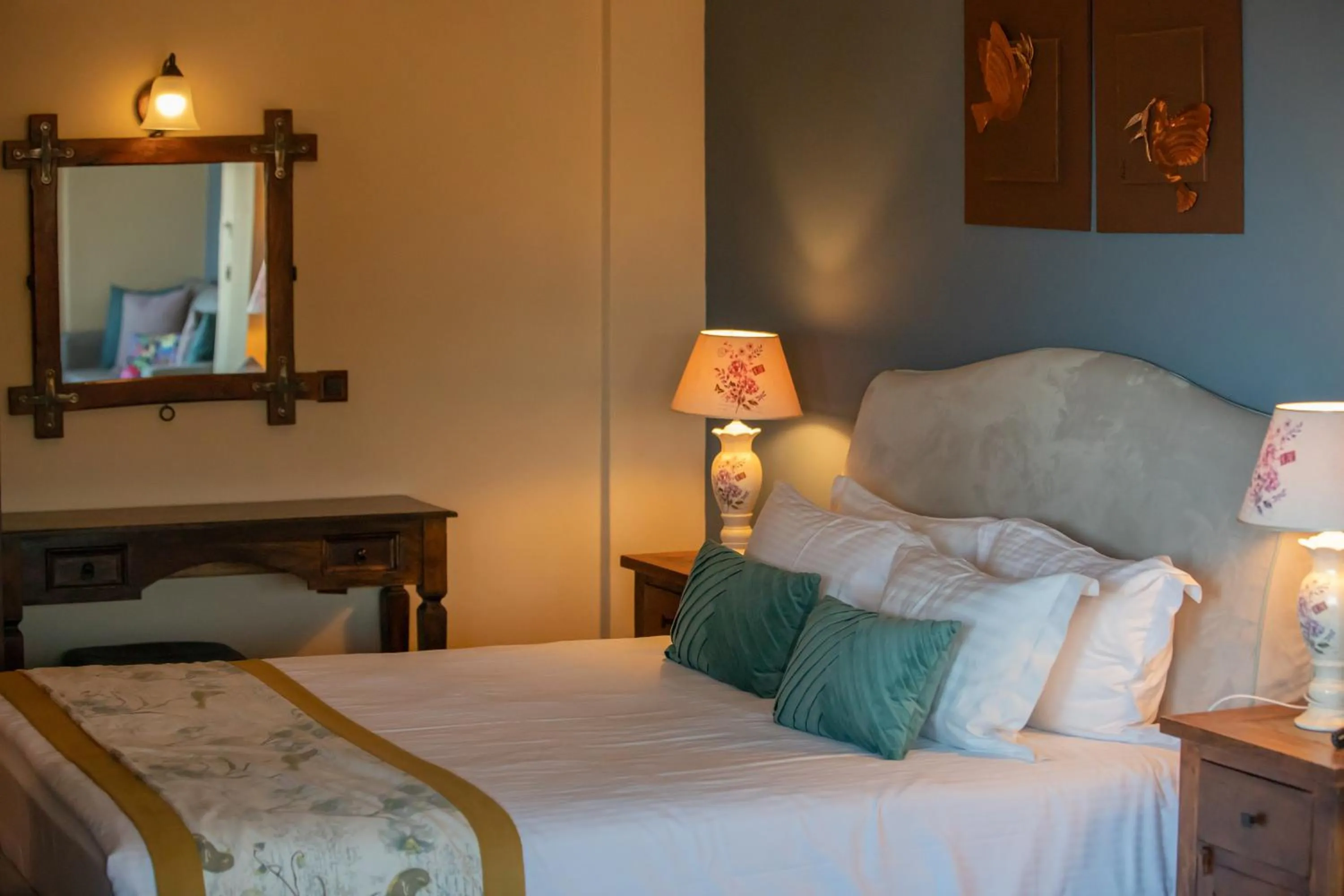 Bed in Pandion Luxury Boutique Hotel & Suites with Spa