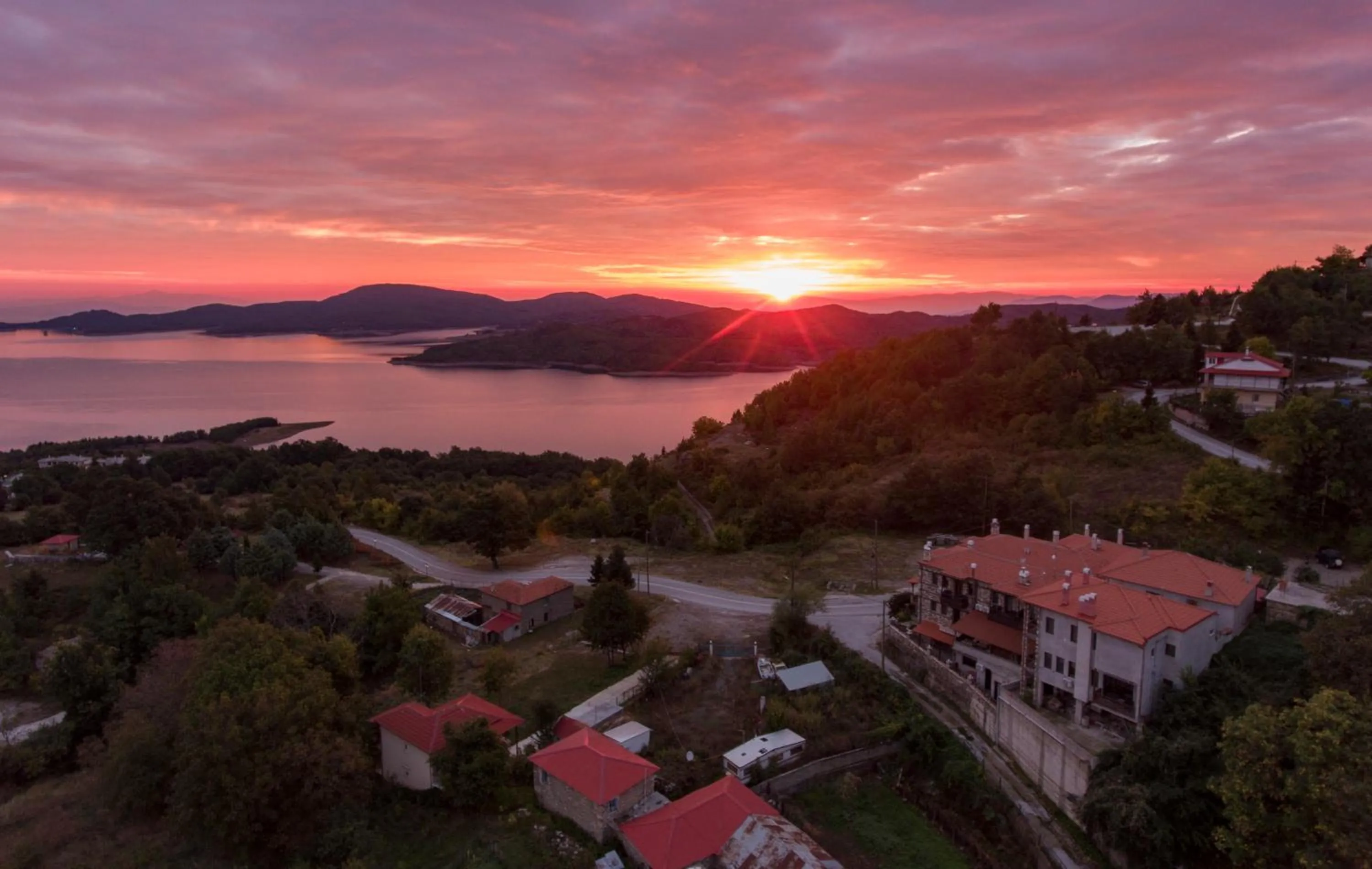 Lake view in Pandion Luxury Boutique Hotel & Suites with Spa