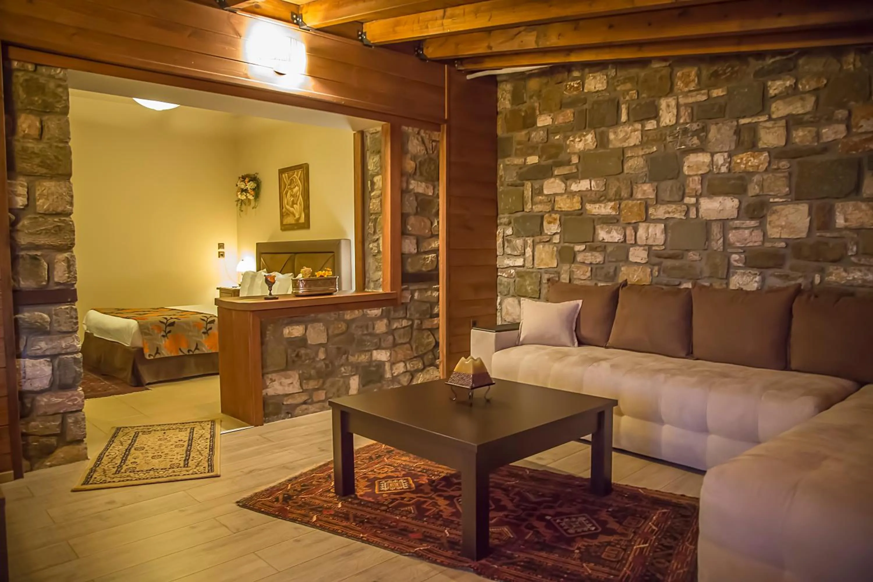 Living room in Pandion Luxury Boutique Hotel & Suites with Spa
