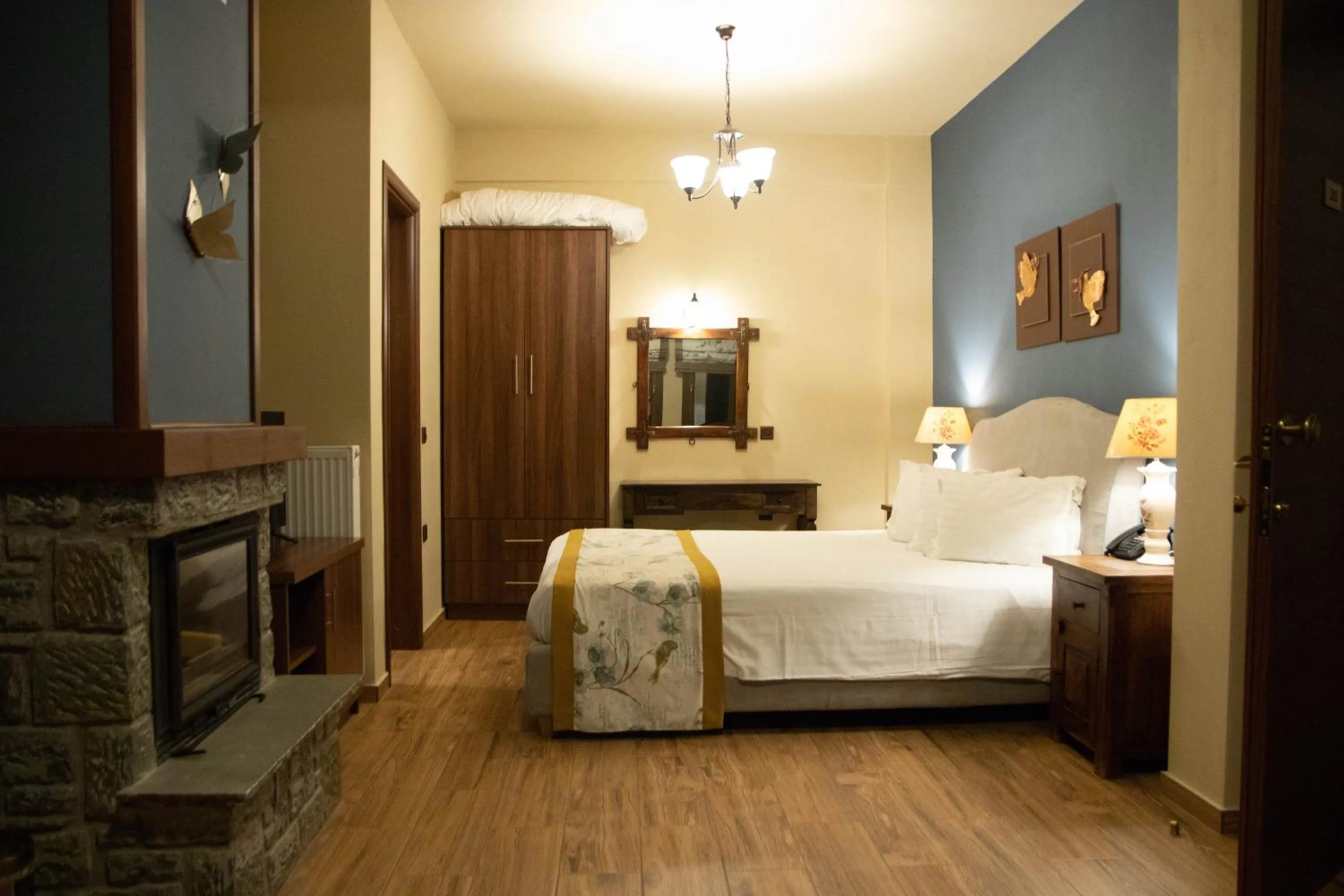 Bed in Pandion Luxury Boutique Hotel & Suites with Spa