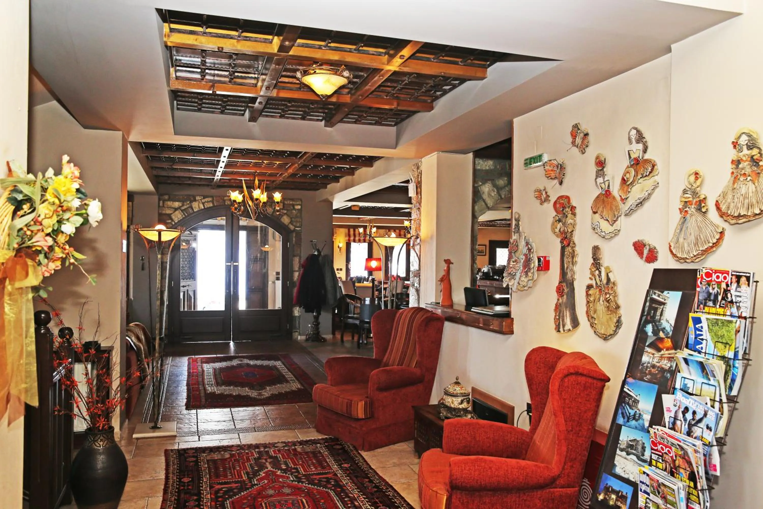 Communal lounge/ TV room in Pandion Luxury Boutique Hotel & Suites with Spa
