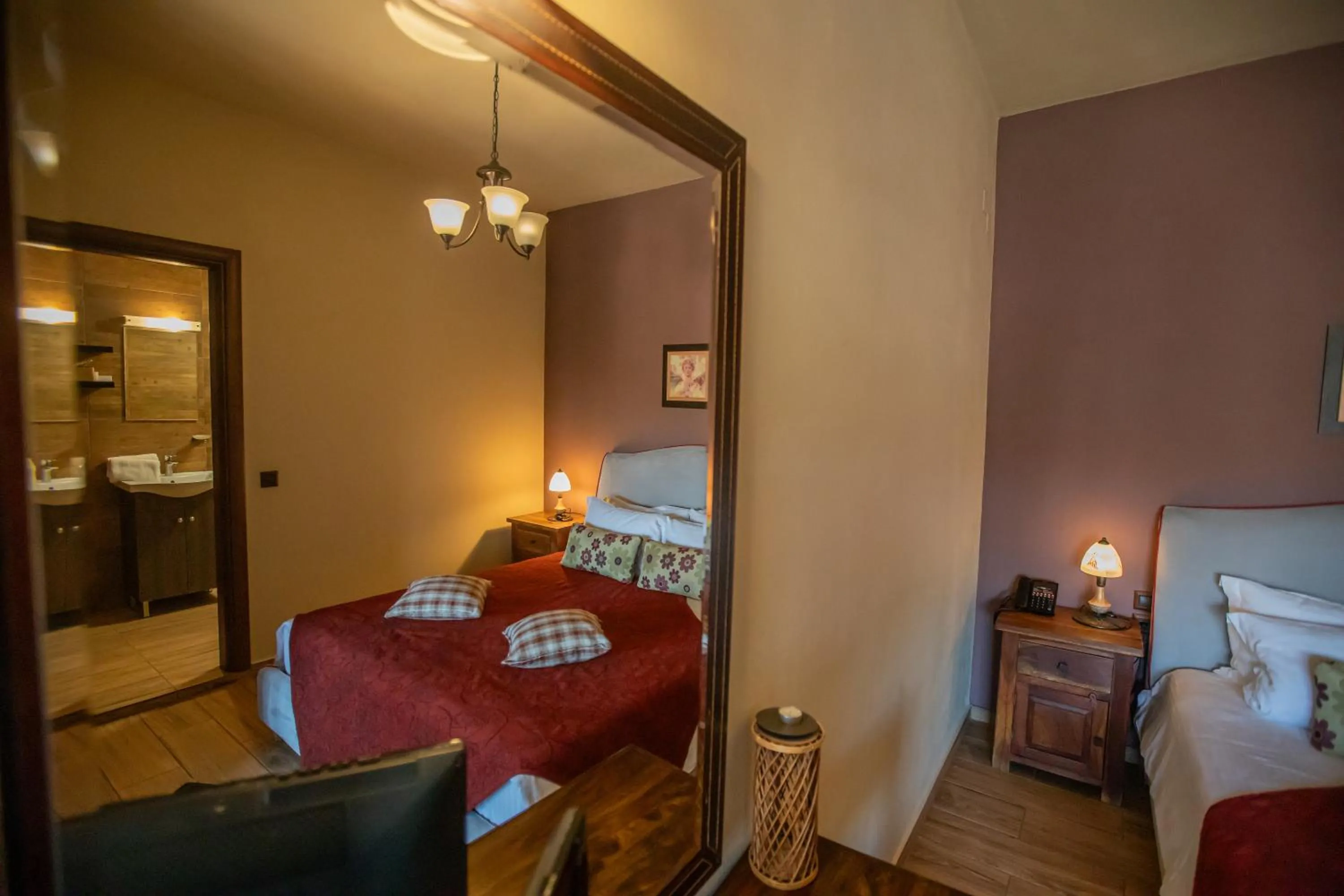 Bed in Pandion Luxury Boutique Hotel & Suites with Spa