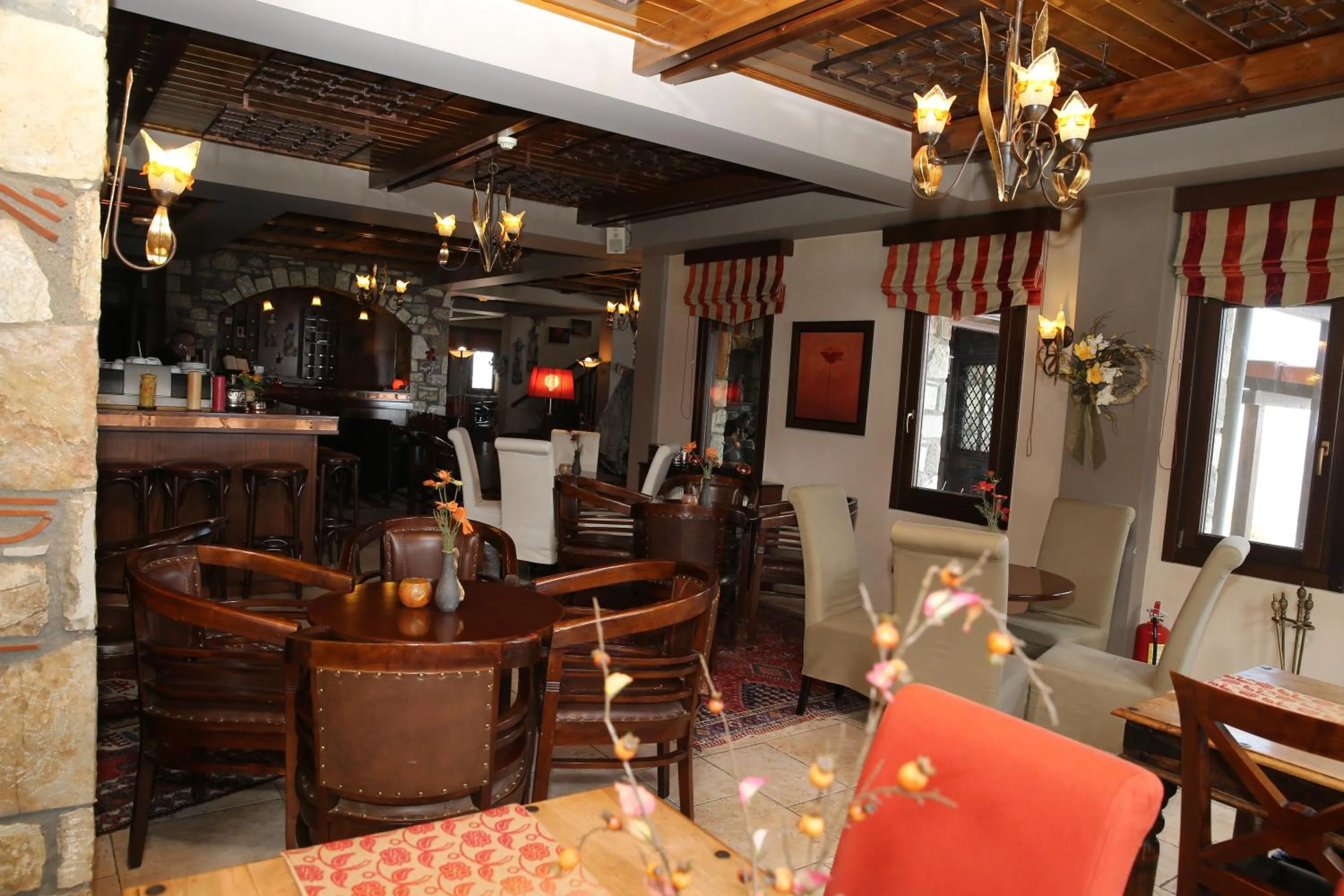 Lounge or bar in Pandion Luxury Boutique Hotel & Suites with Spa
