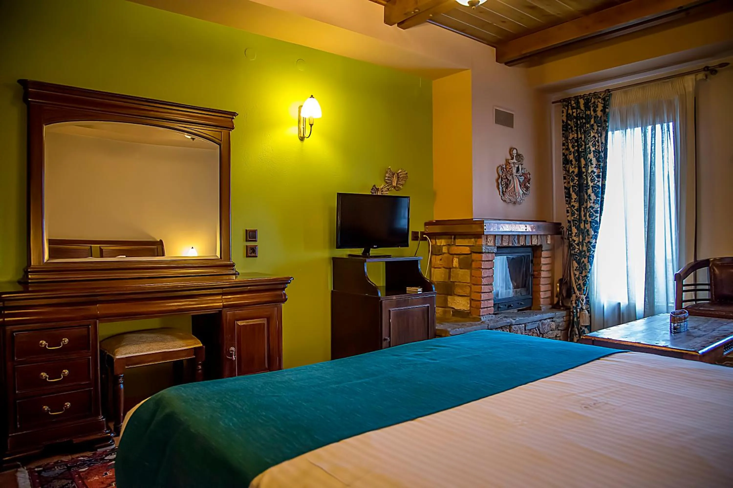 Bedroom, Bed in Pandion Luxury Boutique Hotel & Suites with Spa