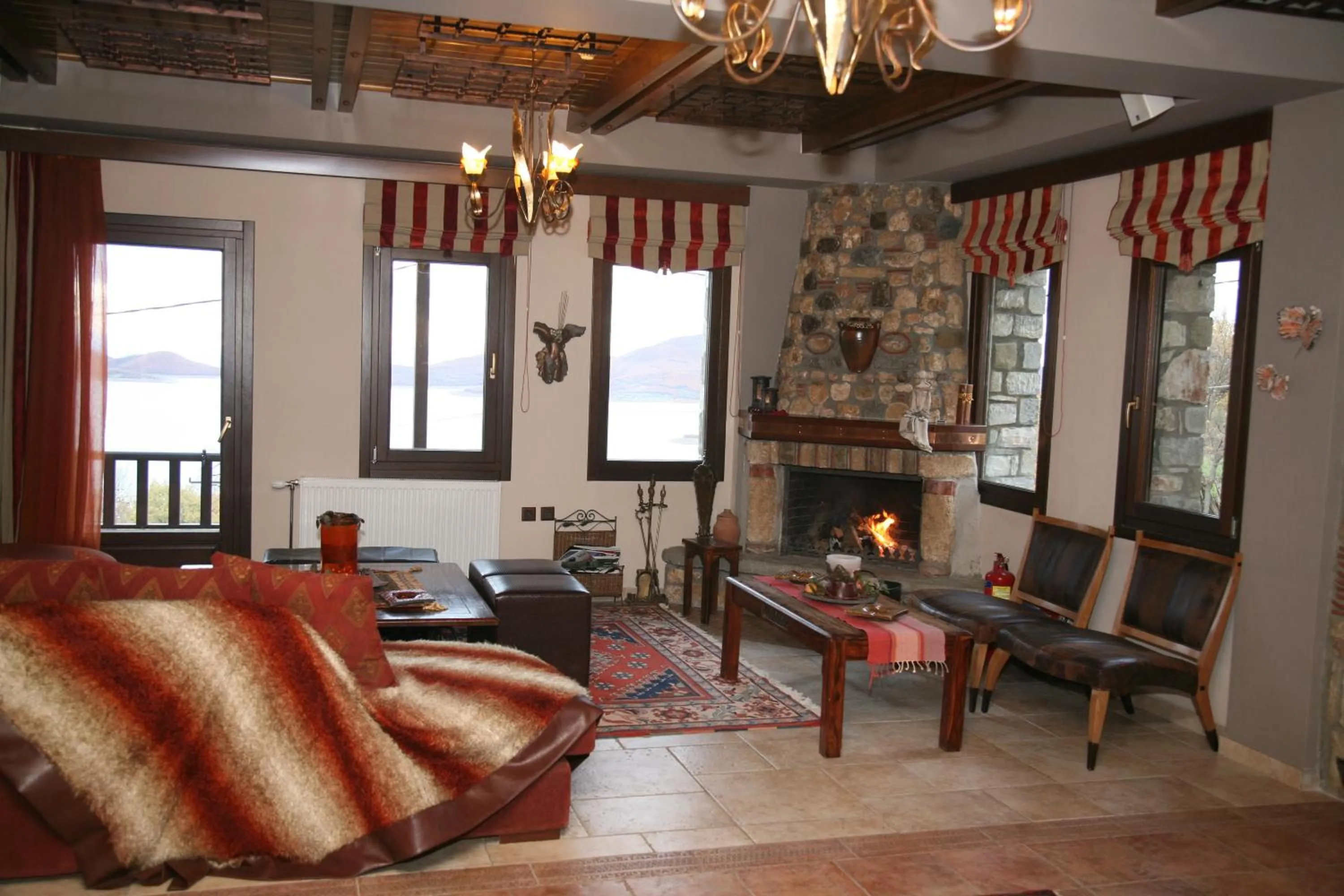 Living room in Pandion Luxury Boutique Hotel & Suites with Spa