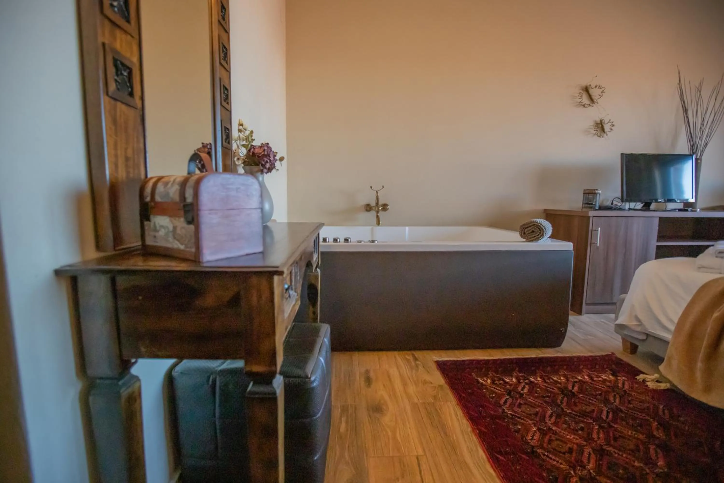 Bed in Pandion Luxury Boutique Hotel & Suites with Spa