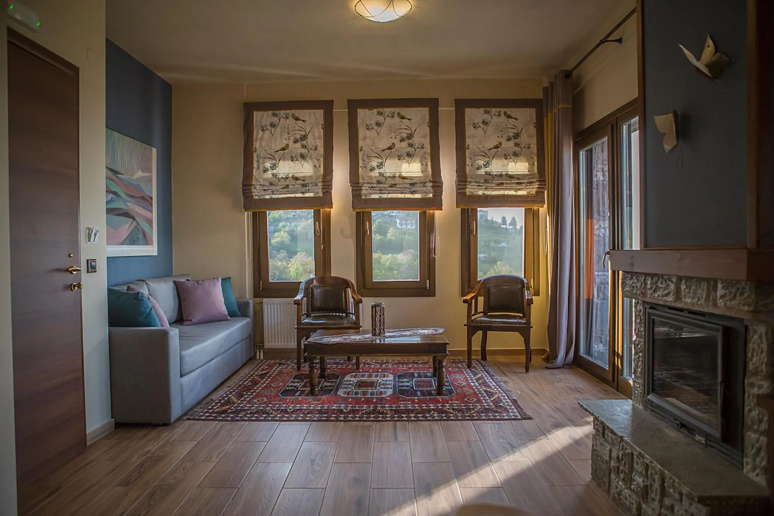 Seating area in Pandion Luxury Boutique Hotel & Suites with Spa