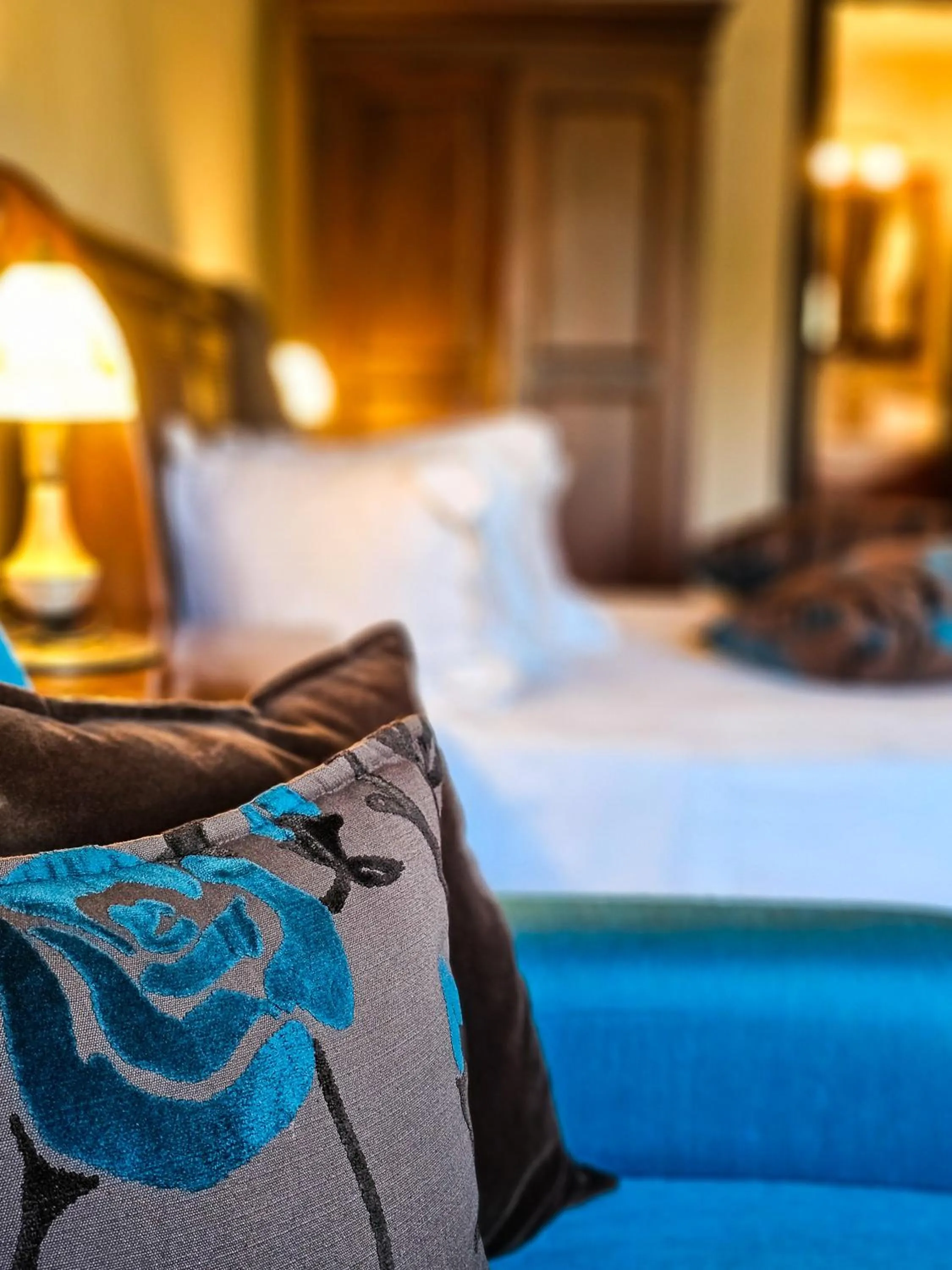 Bed in Pandion Luxury Boutique Hotel & Suites with Spa