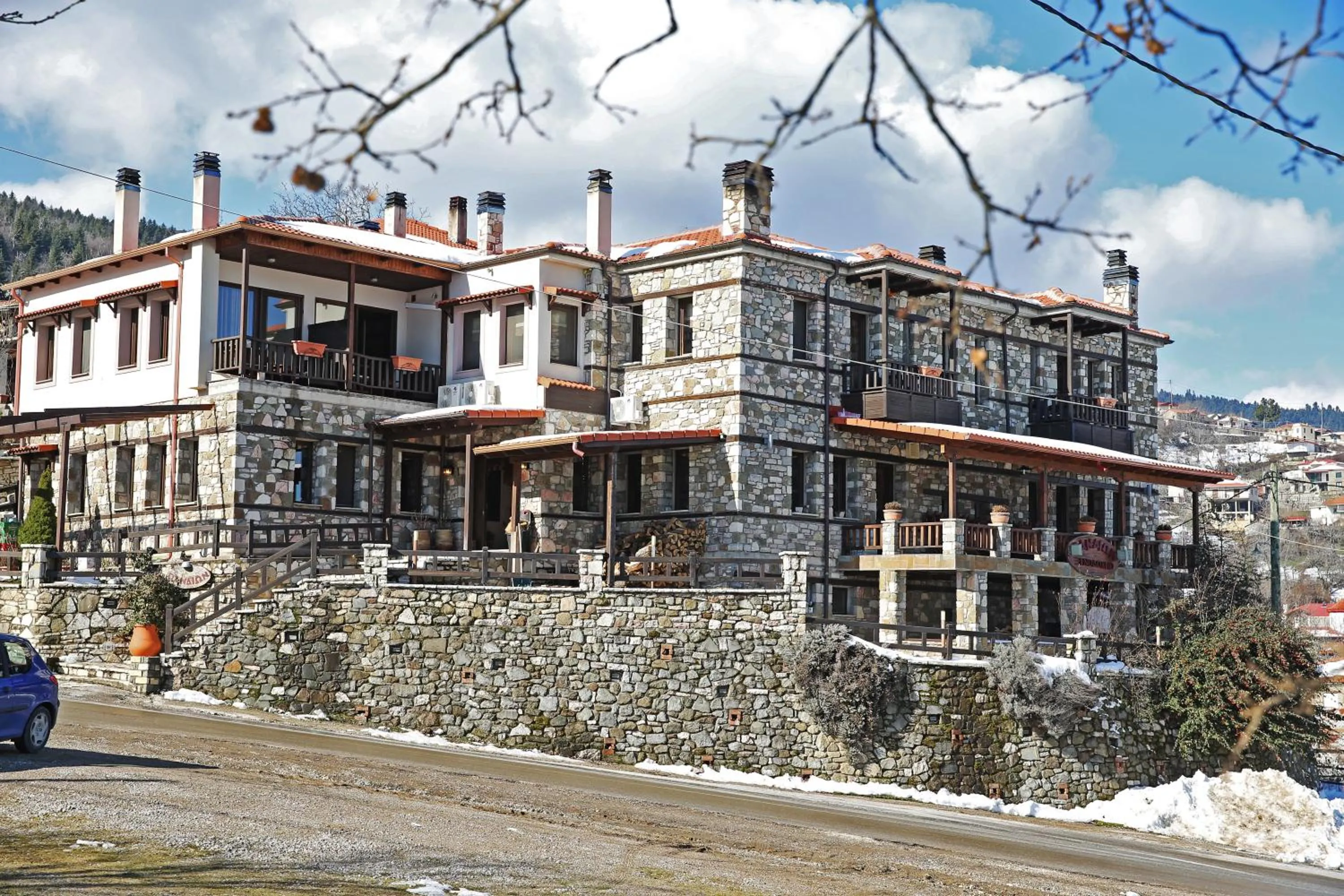 Facade/entrance in Pandion Luxury Boutique Hotel & Suites with Spa