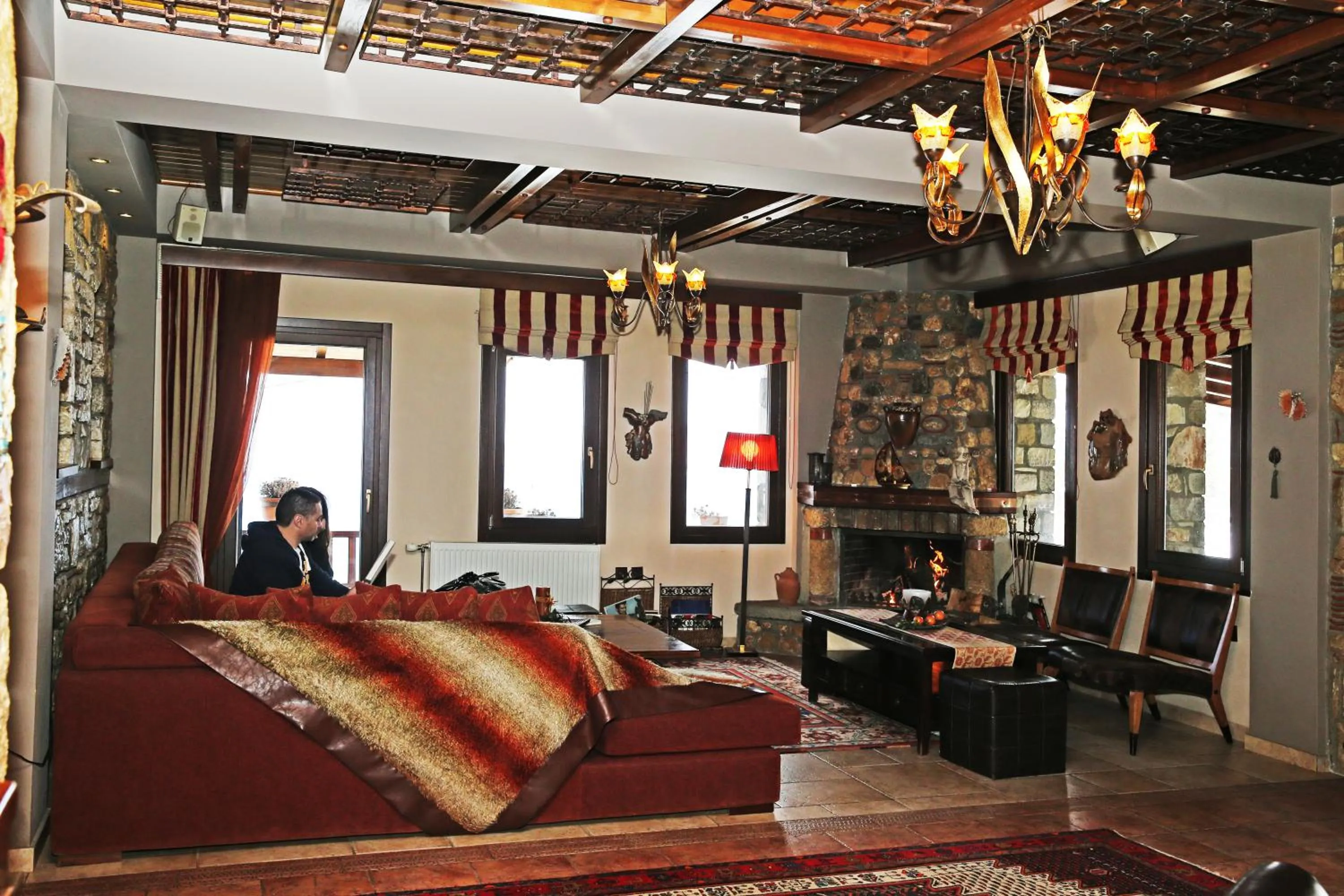 Lobby or reception in Pandion Luxury Boutique Hotel & Suites with Spa