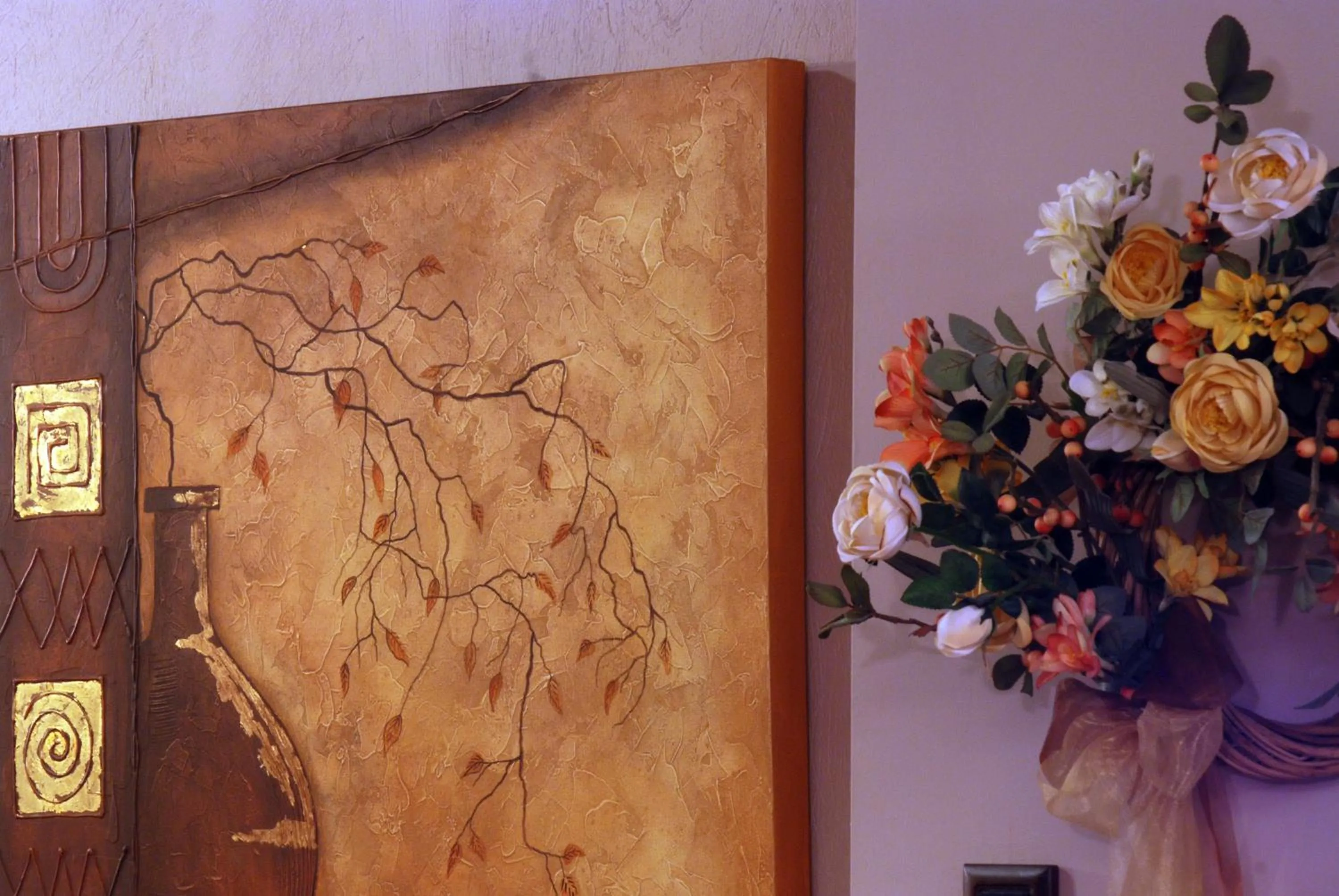Decorative detail in Pandion Luxury Boutique Hotel & Suites with Spa