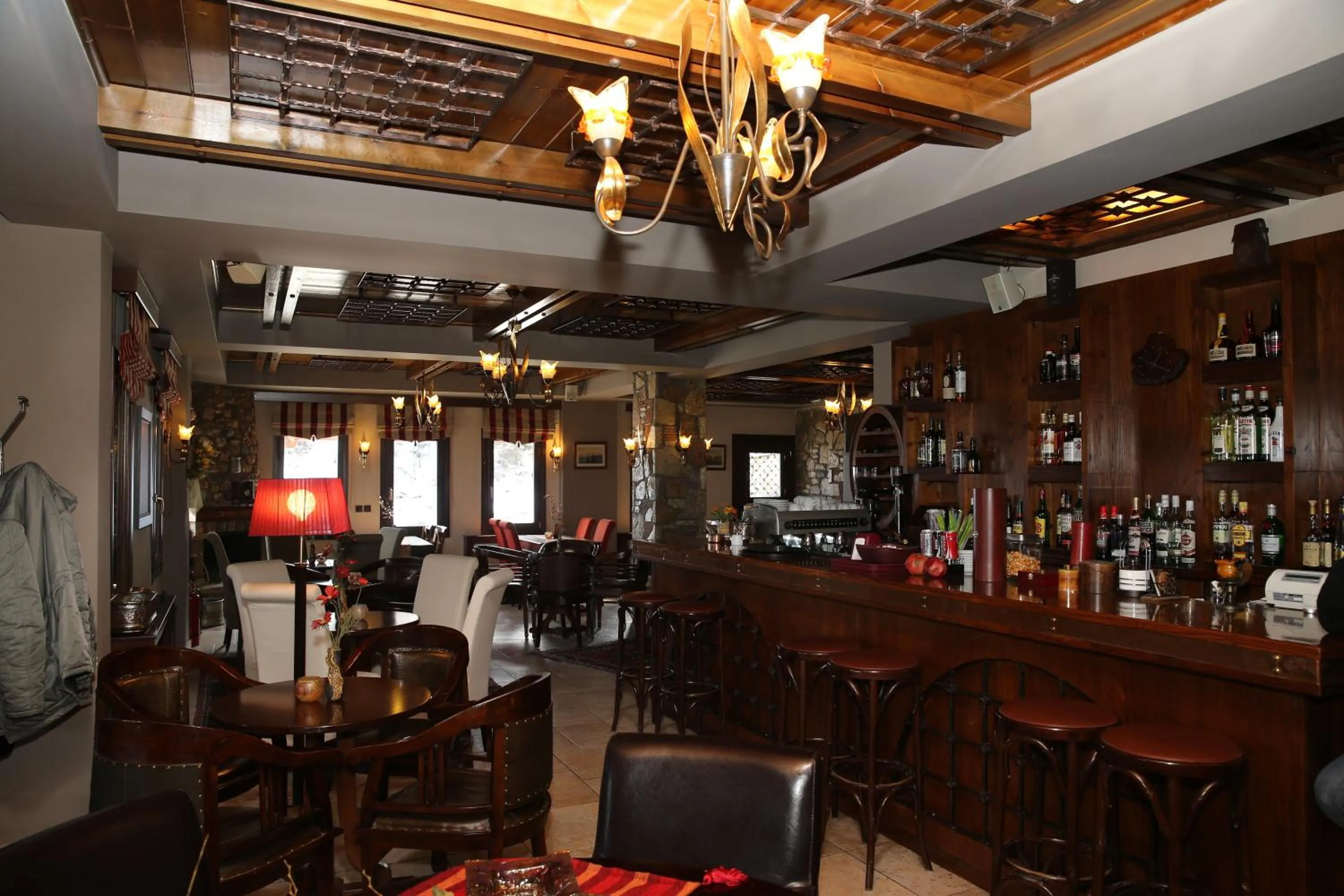 Lounge or bar in Pandion Luxury Boutique Hotel & Suites with Spa