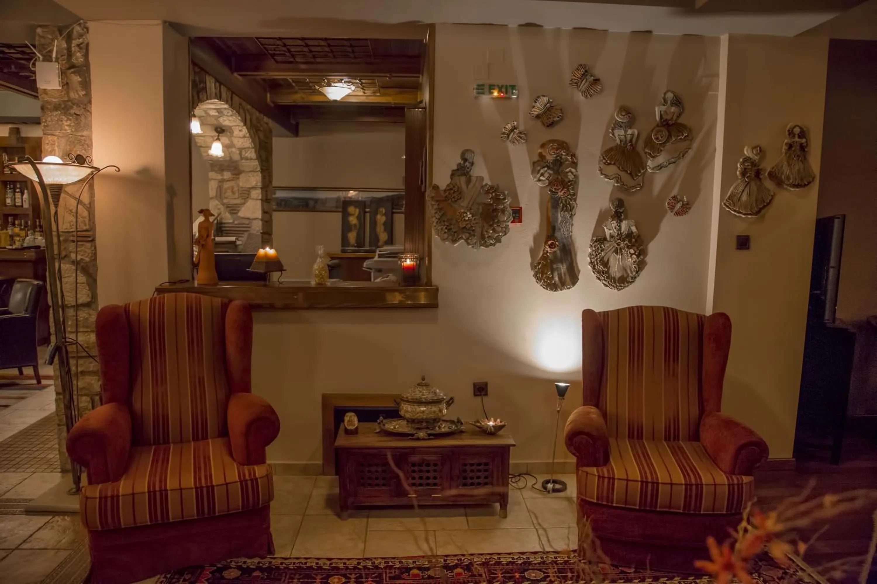 Decorative detail in Pandion Luxury Boutique Hotel & Suites with Spa