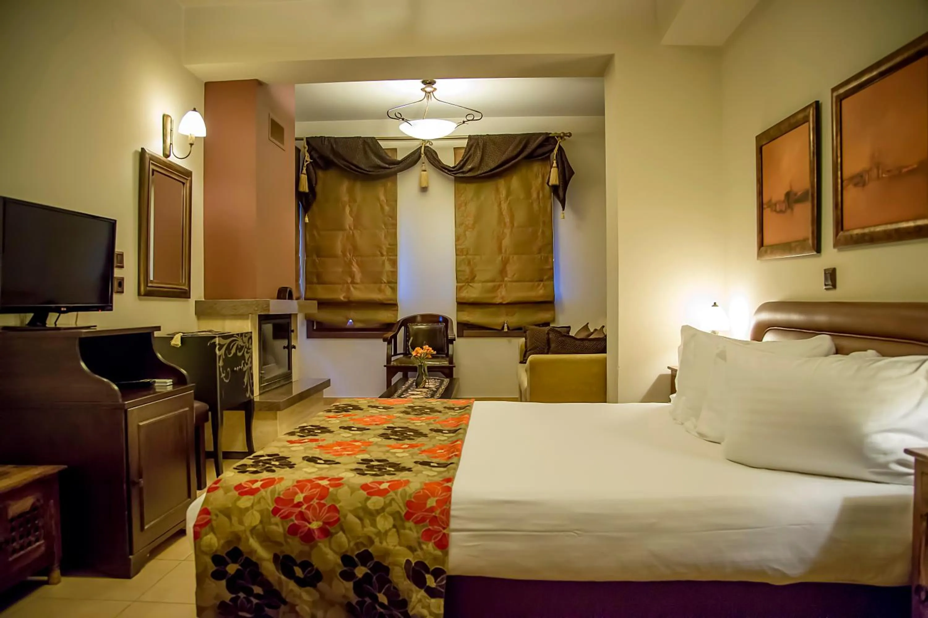 Bedroom, Bed in Pandion Luxury Boutique Hotel & Suites with Spa