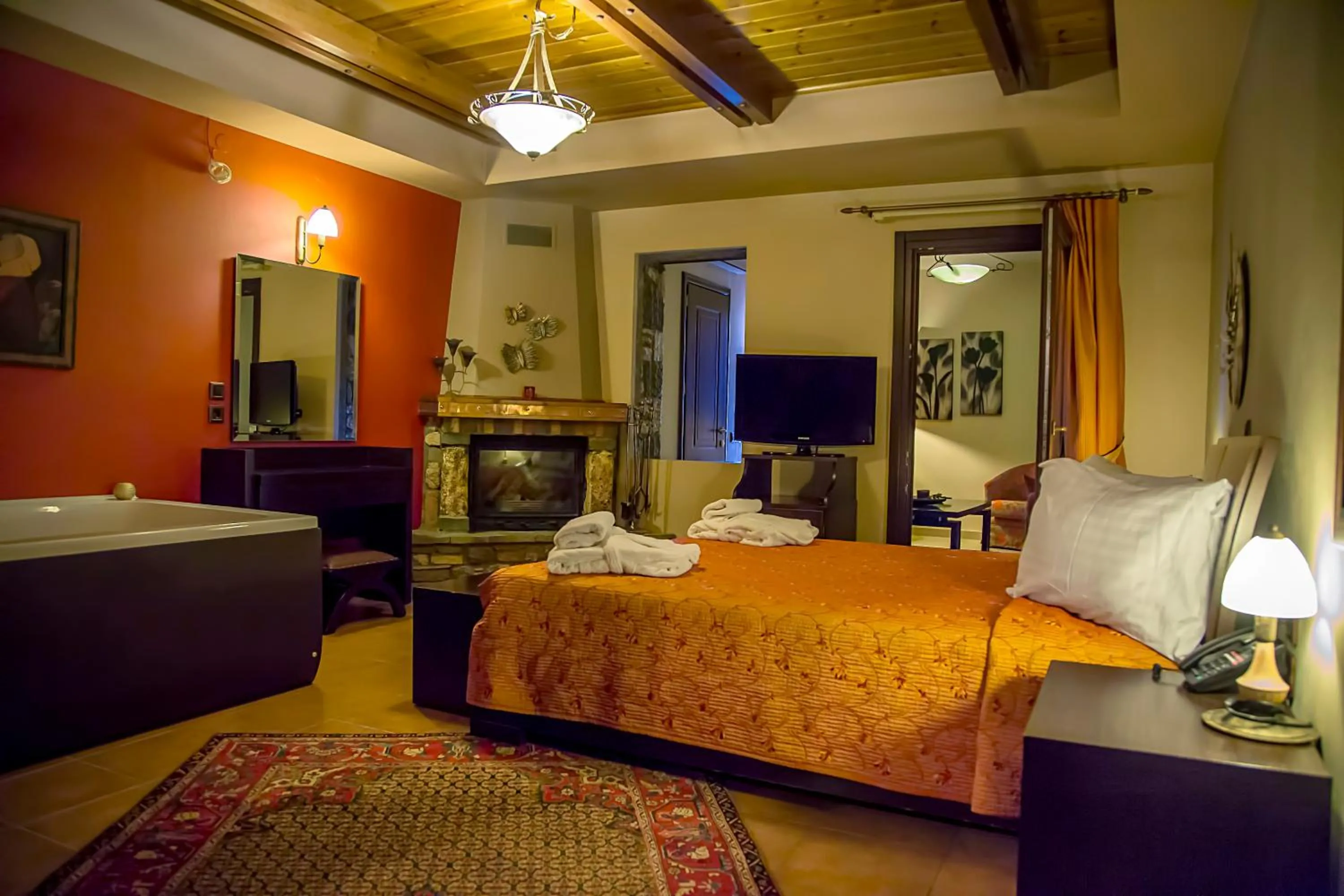 Bedroom, Bed in Pandion Luxury Boutique Hotel & Suites with Spa