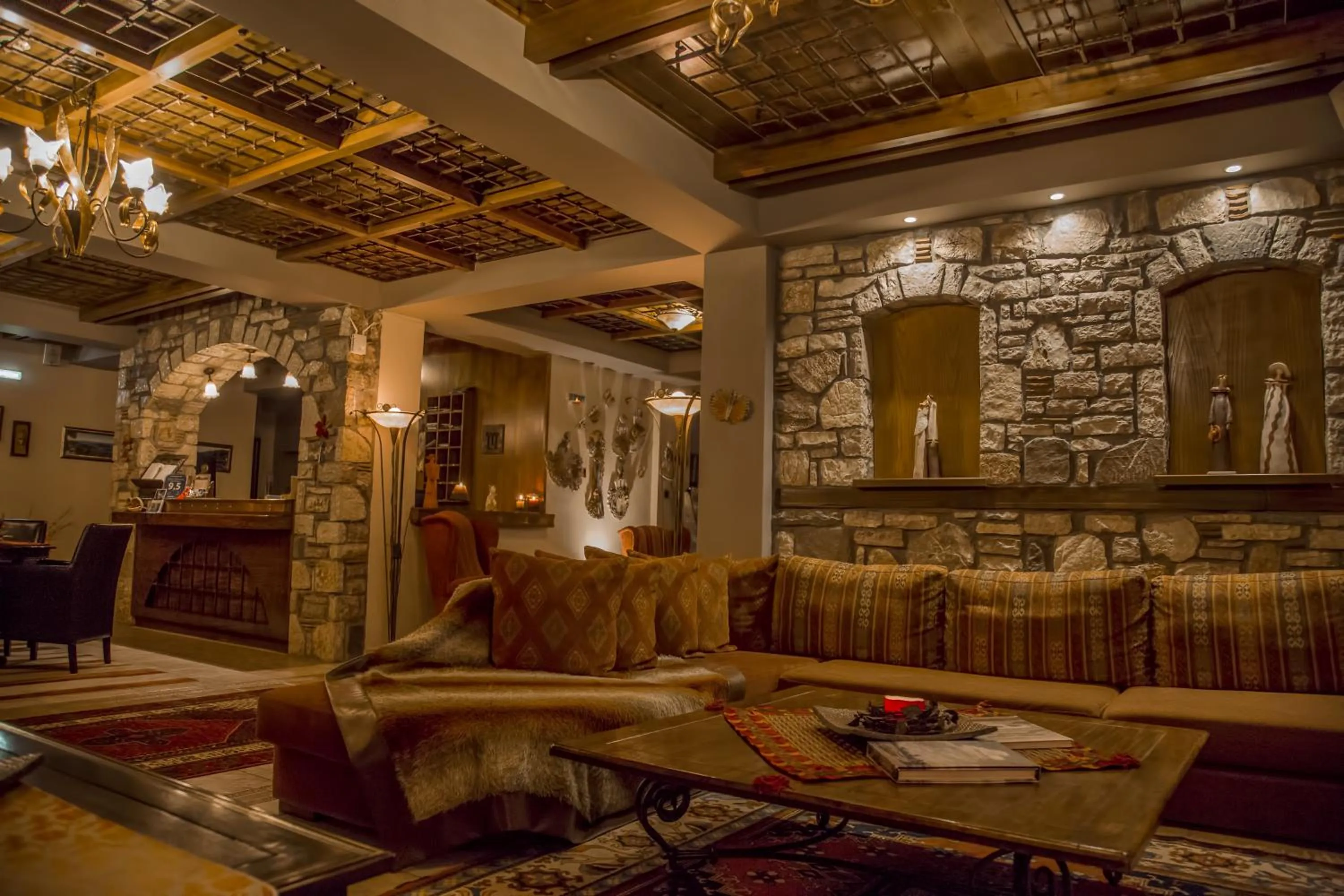 Communal lounge/ TV room in Pandion Luxury Boutique Hotel & Suites with Spa